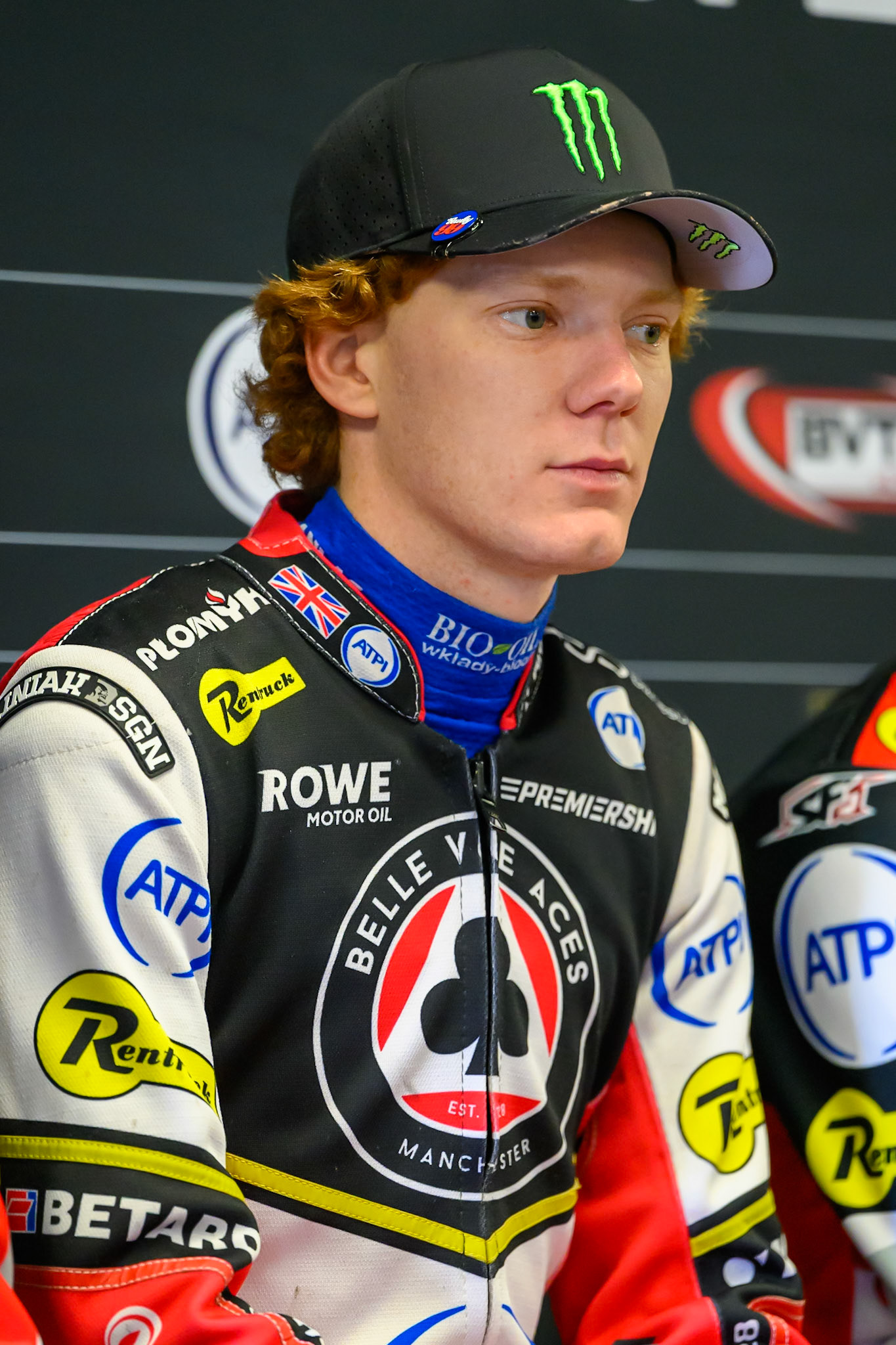 Dan Bewley of Belle Vue Aces at the Press Conference during the Belle Vue Aces Media Day at the National Speedway Stadium, Manchester on Wednesday 11th March 2026. (Photo: Ian Charles | MI News)