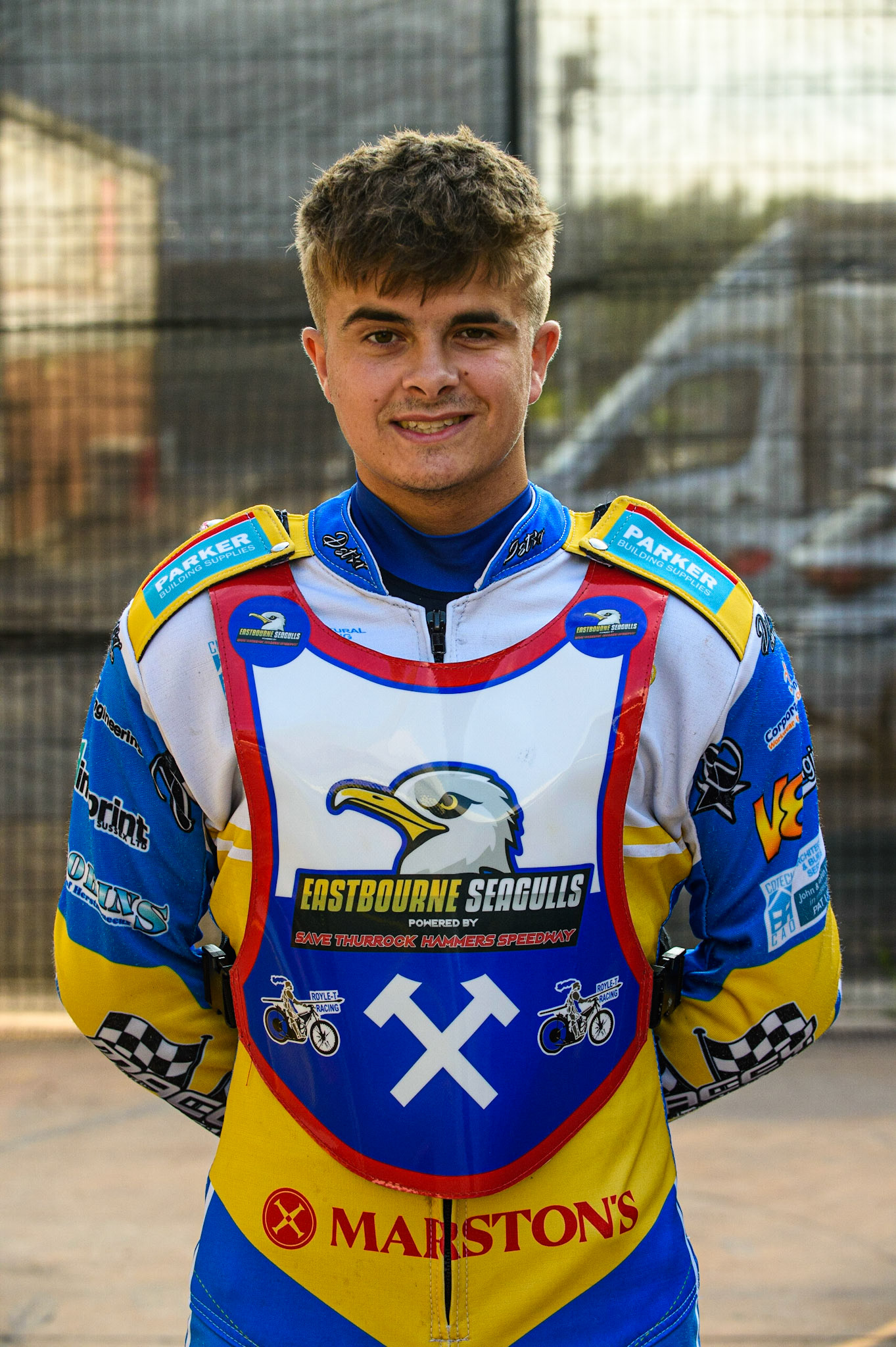 MANCHESTER, UK. JULY 23RD  Nathan Ablitt  - Eastbourne Seagulls during the National Development League match between Belle Vue Colts and Eastbourne Seagulls at the National Speedway Stadium, Manchester on Friday 23rd July 2021. (Credit: Ian Charles | MI News)