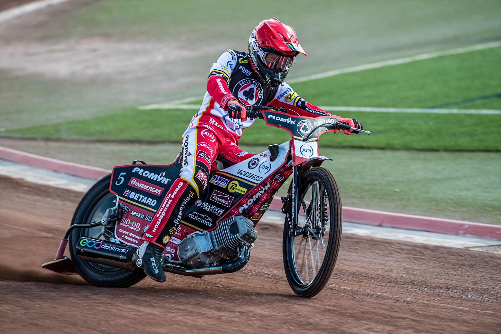 Dan Bewley in action during the Belle Vue Aces Media Day at the National Speedway Stadium, Manchester on Wednesday 12th March 2025. (Photo: Ian Charles | MI News)