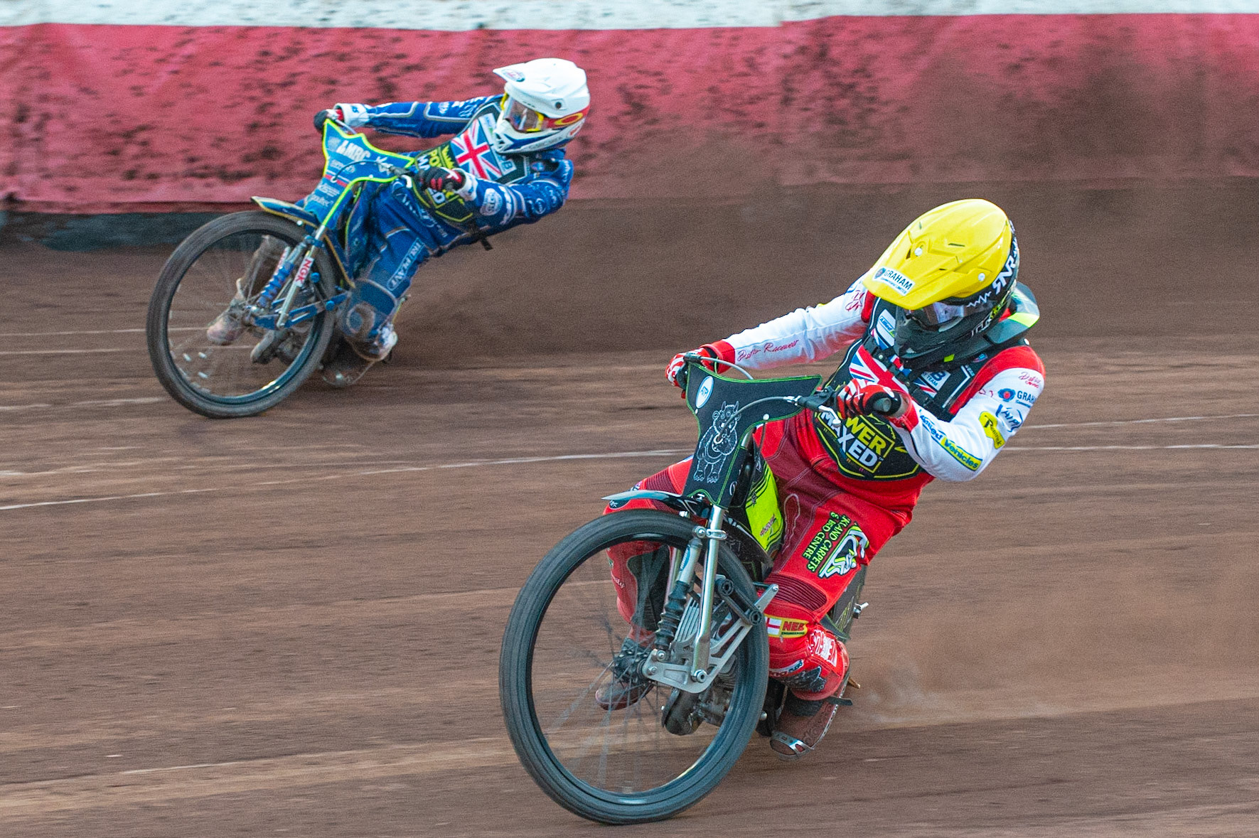 Photo by Ian Charles:

Craig Cook (Yellow) on his way to winning the meeting inside Team GB Team Mate Robert Lambert (White)

FIM Speedway Grand Prix World Championship - Qualifying Round 1, Peugeot Ashfield Stadium, Glasgow, 8 June 2019