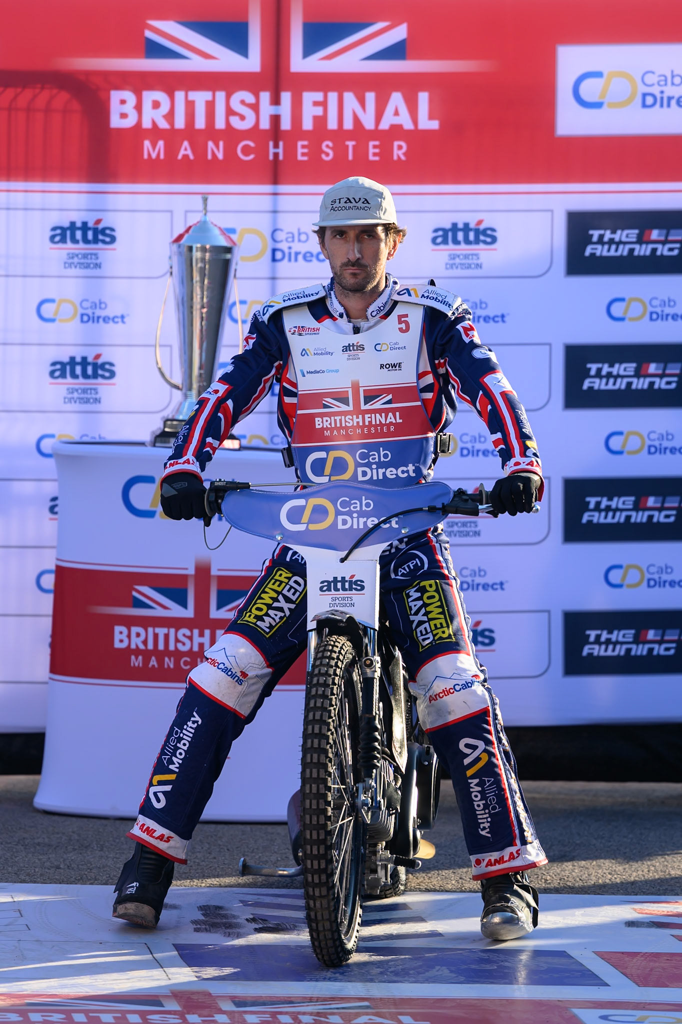 Adam Ellis (5) during the Cab Direct British Speedway Championship Final at the National Speedway Stadium, Manchester on Saturday 15th August 2026. (Photo: Ian Charles | MI News)