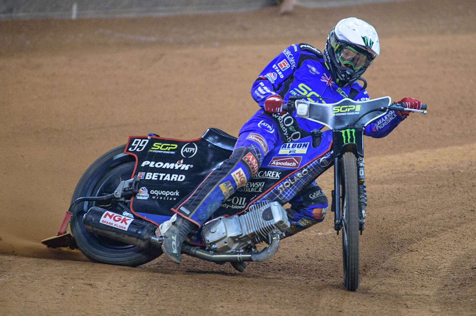 Dan Bewley (99) in action  during the FIM  Speedway Grand Prix of Great Britain at the Principality Stadium, Cardiff on Saturday 13th August 2022. (Credit: Ian Charles | MI News