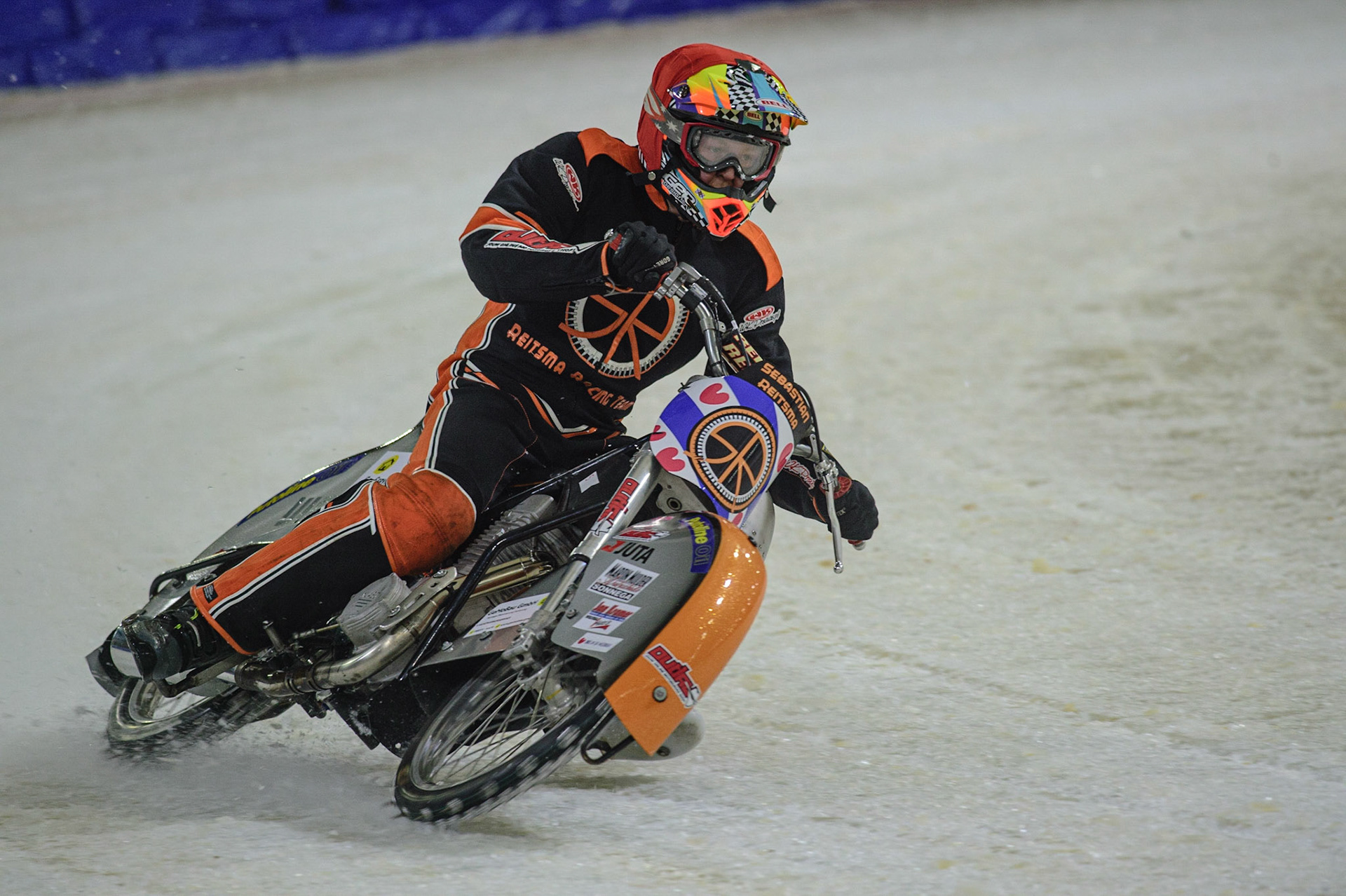HEERENVEEN, NL. APR 1.  Sebastian Reitsma in action during the ROLOEF THIJS BOKAAL  at Ice Rink Thialf, Heerenveen on Friday 1st April 2022. (Credit: Ian Charles | MI News)