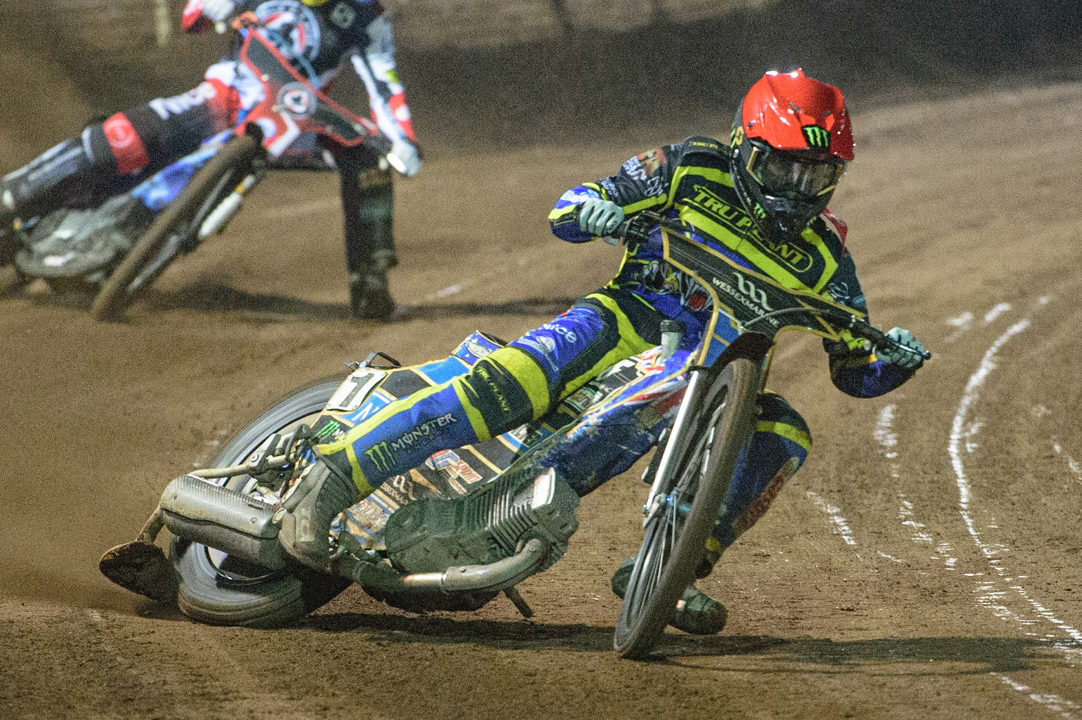 Jack Holder  in action for Sheffield TruPlant Tigers  during the SGB Premiership Grand Final 2nd Leg between Sheffield Tigers and Belle Vue Aces at Owlerton Stadium, Sheffield on Thursday 13th October 2022. (Credit: Ian Charles | MI News)