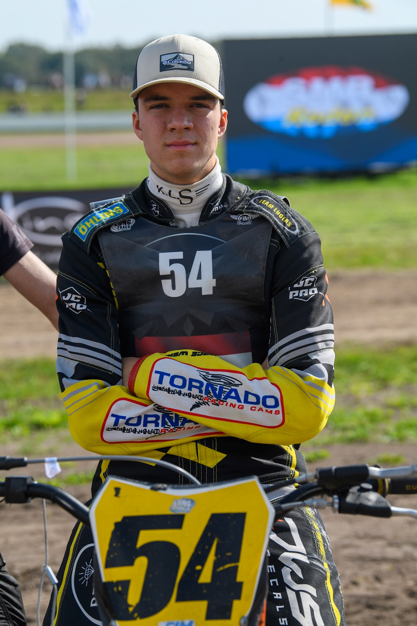 Mika Meijer (54) of The Netherlands during the FIM Long Track World Championship Final 5 at the Speed Centre Roden, Roden, Netherlands on Sunday 22nd September 2024. (Photo: Ian Charles | MI News)