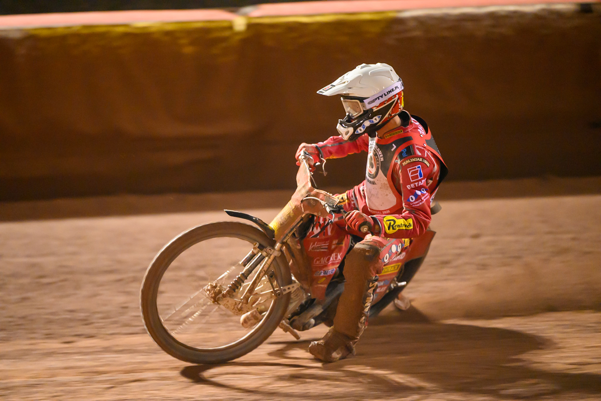 Max Fricke  in action during the Peter Craven Memorial Trophy at the National Speedway Stadium, Manchester, on Monday 16th March 2026. (Photo: Ian Charles | MI News)