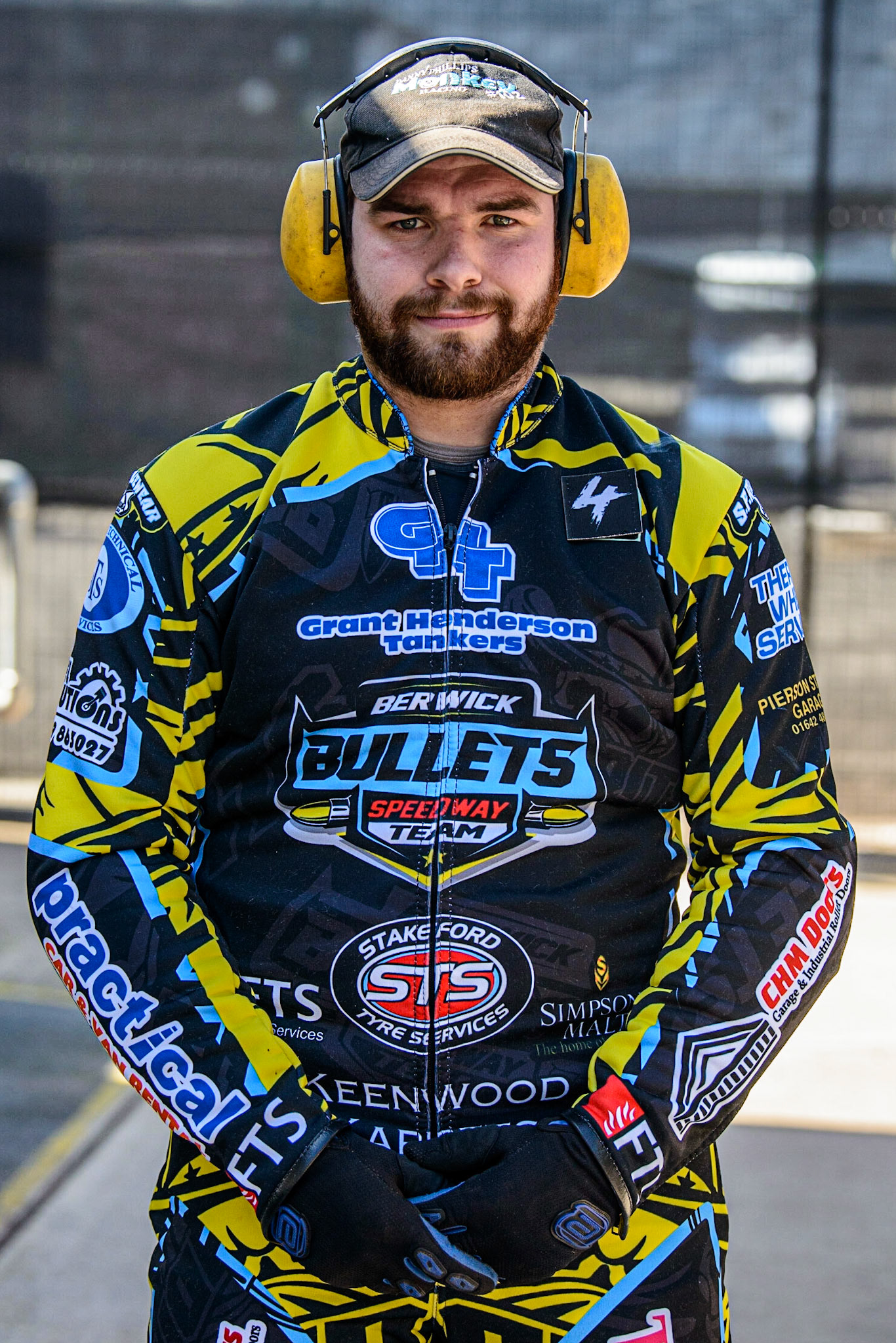 Danny Phillips  - Berwick ‘GHT’ Bullets  during the National Development League match between Belle Vue Colts and Berwick Bullets at the National Speedway Stadium, Manchester on Friday 7th April 2023. (Photo: Ian Charles | MI News)