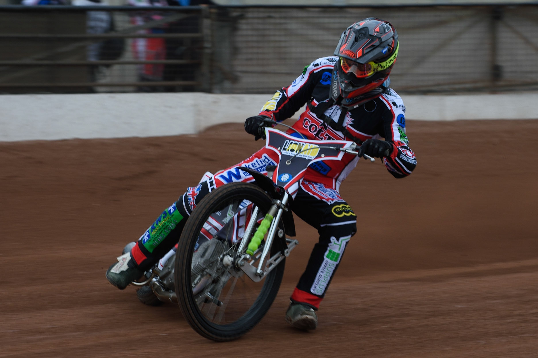 Photo: Ian CharlesJack Parkinson-Blackburn in actionBelle Vue Press &amp; Practice, , National Speedway Stadium, Manchester Thursday  13  May  2021