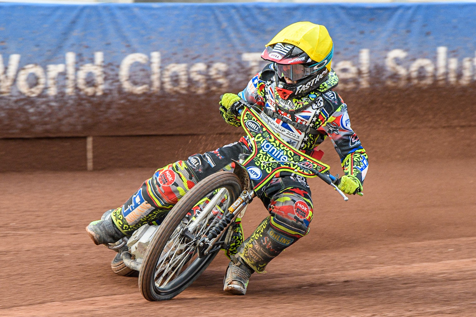 William Cairns in action  during the British Youth Speedway Championships at the National Speedway Stadium, Manchester on Friday 21st July 2023. (Photo: Ian Charles | MI News)