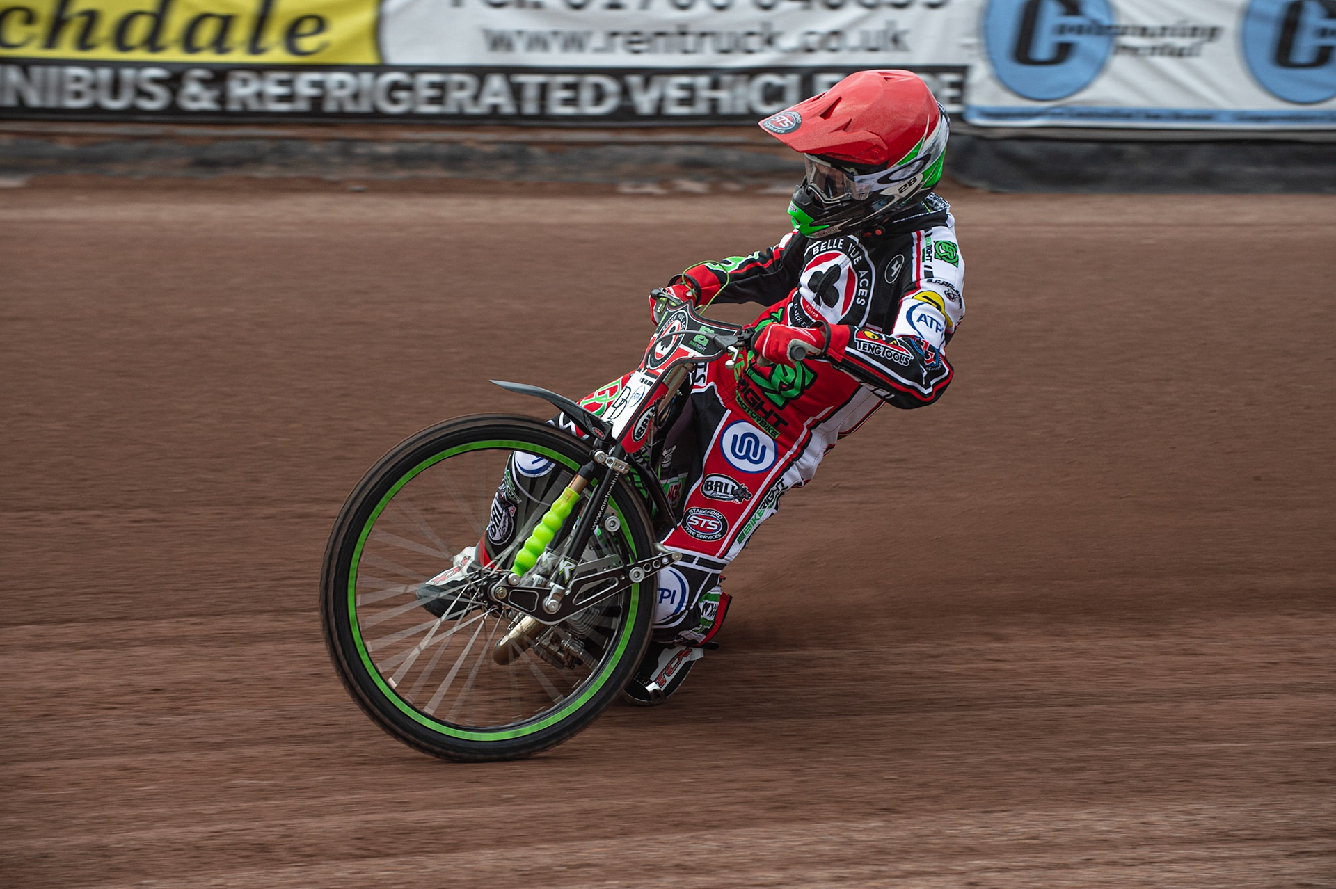 MANCHESTER, ENGLAND  - March 12  Charles Wright of Belle Vue Aces in action   during The Belle Vue Speedway Media Day, at The National Speedway Stadium, Manchester, on Thursday 12 March 2020. (Credit: Ian Charles | MI News)