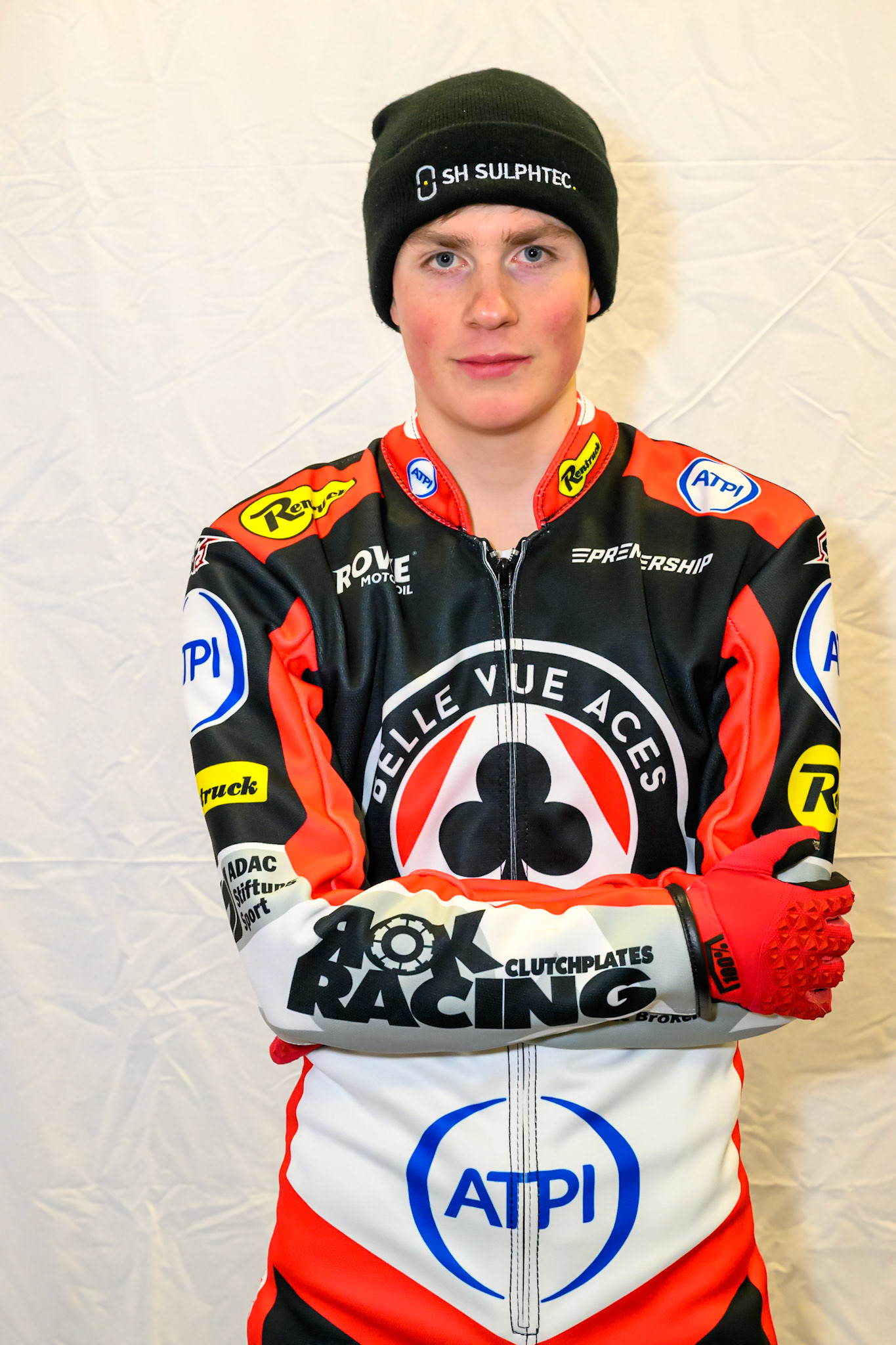 Norick Blodorn of Belle Vue Aces during the Knockout Cup, Northern Section match between Belle Vue Aces and Sheffield Tigers at the National Speedway Stadium, Manchester on Monday 30th March 2026. (Photo: Ian Charles | MI News)