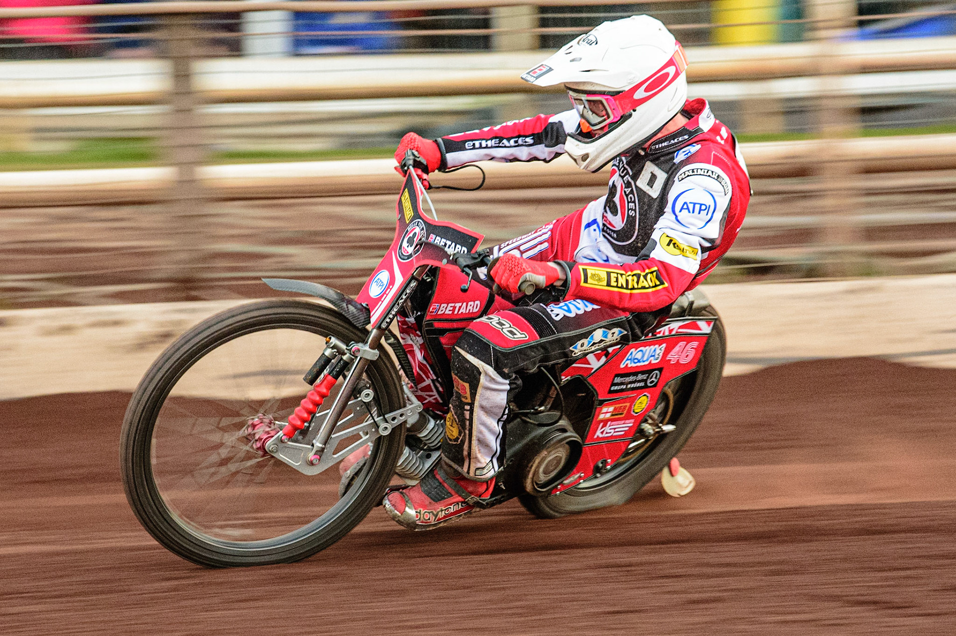 SHEFFIELD, UK. MAY 26TH  Max Fricke  in action  for Belle Vue ATPI Aces  during the SGB Premiership match between Sheffield Tigers and Belle Vue Aces at Owlerton Stadium, Sheffield on Thursday 26th May 2022. (Credit: Ian Charles | MI News)