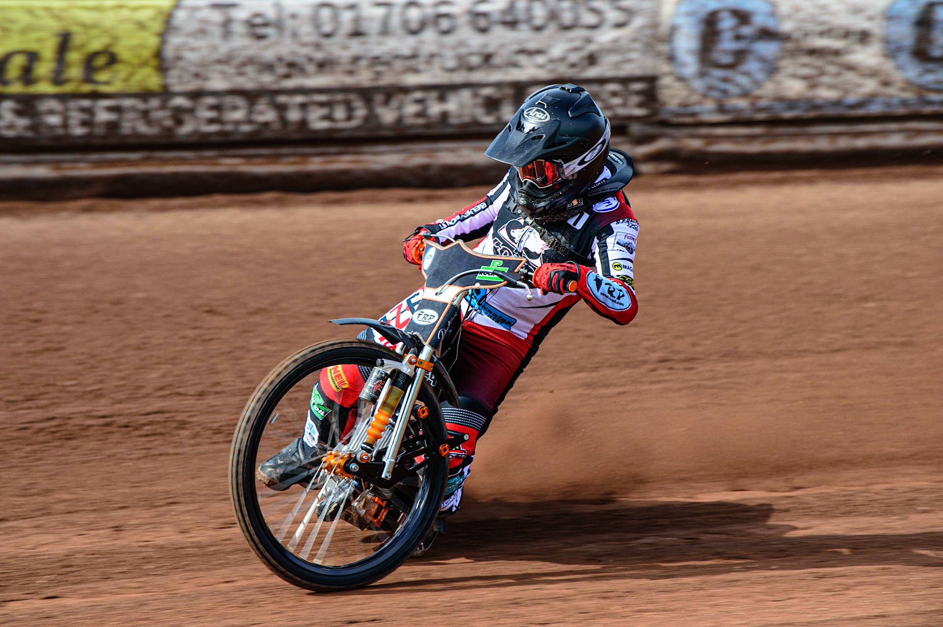 MANCHESTER, UK. MAR 14TH Jack Smith in action during the Belle Vue Speedway Media Day at the National Speedway Stadium, Manchester on Monday 14th March 2022. (Credit: Ian Charles | MI News)