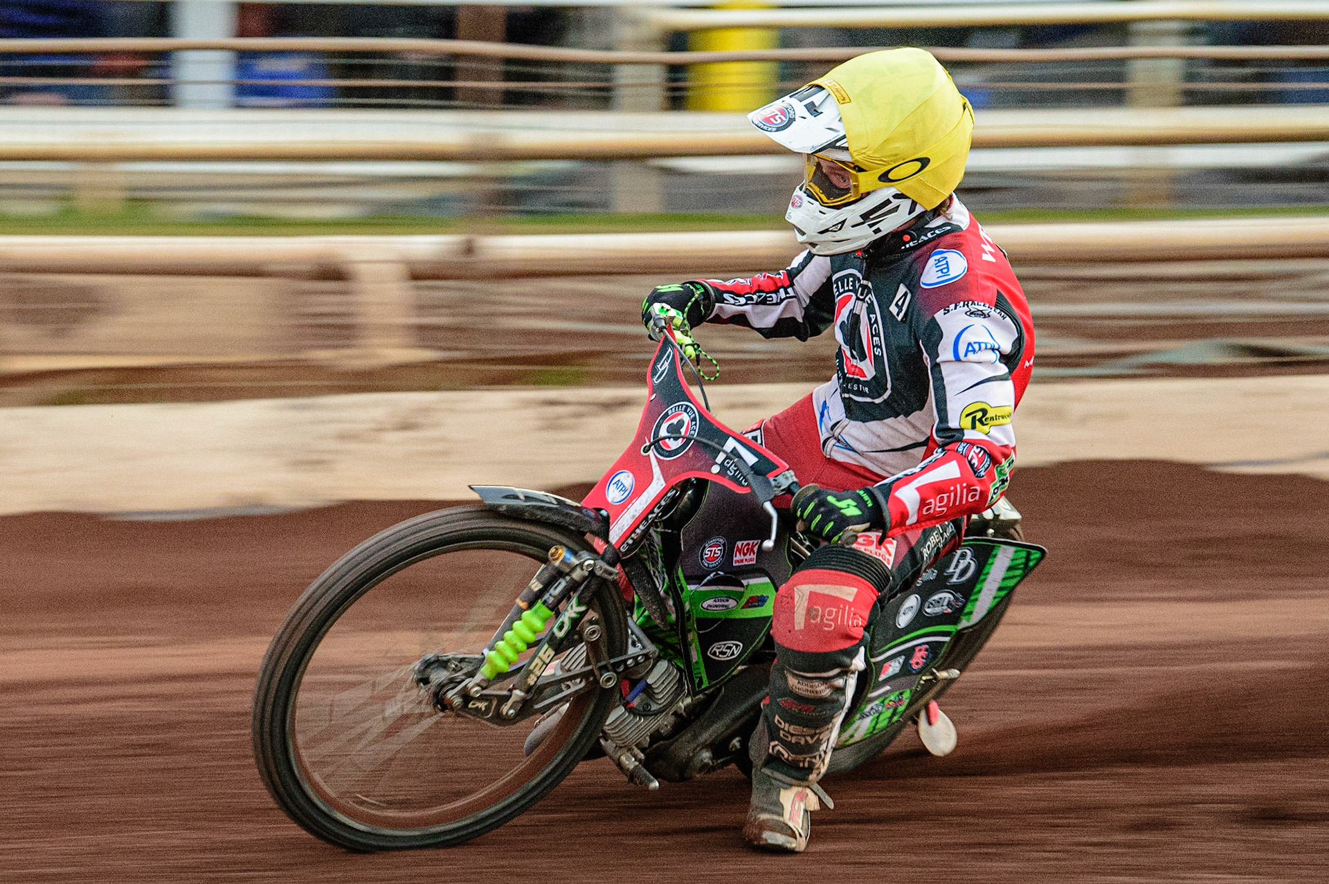 SHEFFIELD, UK. MAY 26TH  Charles Wright  in action  for Belle Vue ATPI Aces  during the SGB Premiership match between Sheffield Tigers and Belle Vue Aces at Owlerton Stadium, Sheffield on Thursday 26th May 2022. (Credit: Ian Charles | MI News)