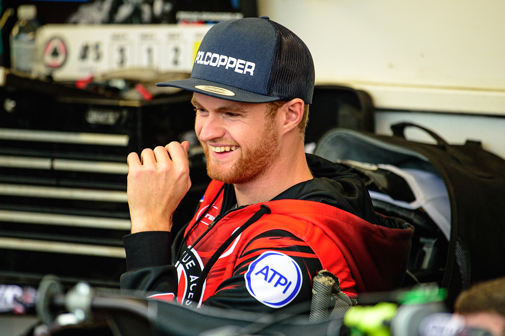 PETERBOROUGH, UK. MAY 9TH  Brady Kurtz  during the SGB Premiership match between Peterborough Panthers and Belle Vue Aces at East of England Showground, Peterborough on Monday 9th May 2022. (Credit: Ian Charles | MI News)
