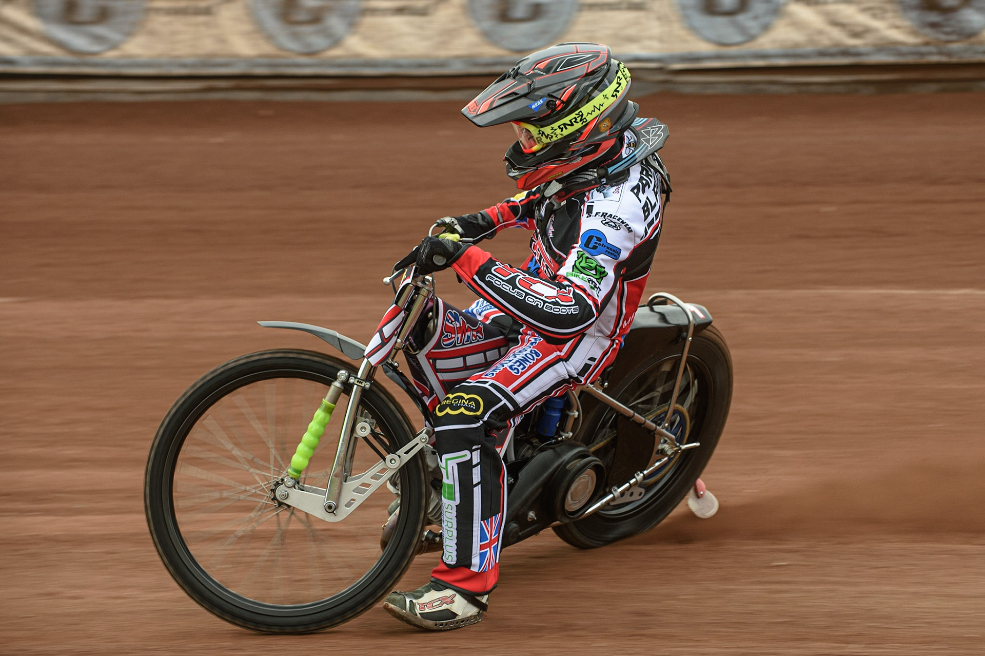 Photo: Ian CharlesJack Parkinson-Blackburn in actionBelle Vue Press &amp; Practice, , National Speedway Stadium, Manchester Thursday  13  May  2021