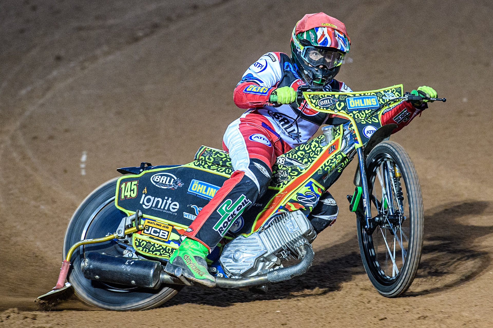 Belle Vue Colts' William Cairns in action during the WSRA National Development League match between Belle Vue Aces and Edinburgh Monarchs at the National Speedway Stadium, Manchester on Friday 30th August 2024. (Photo: Ian Charles | MI News)