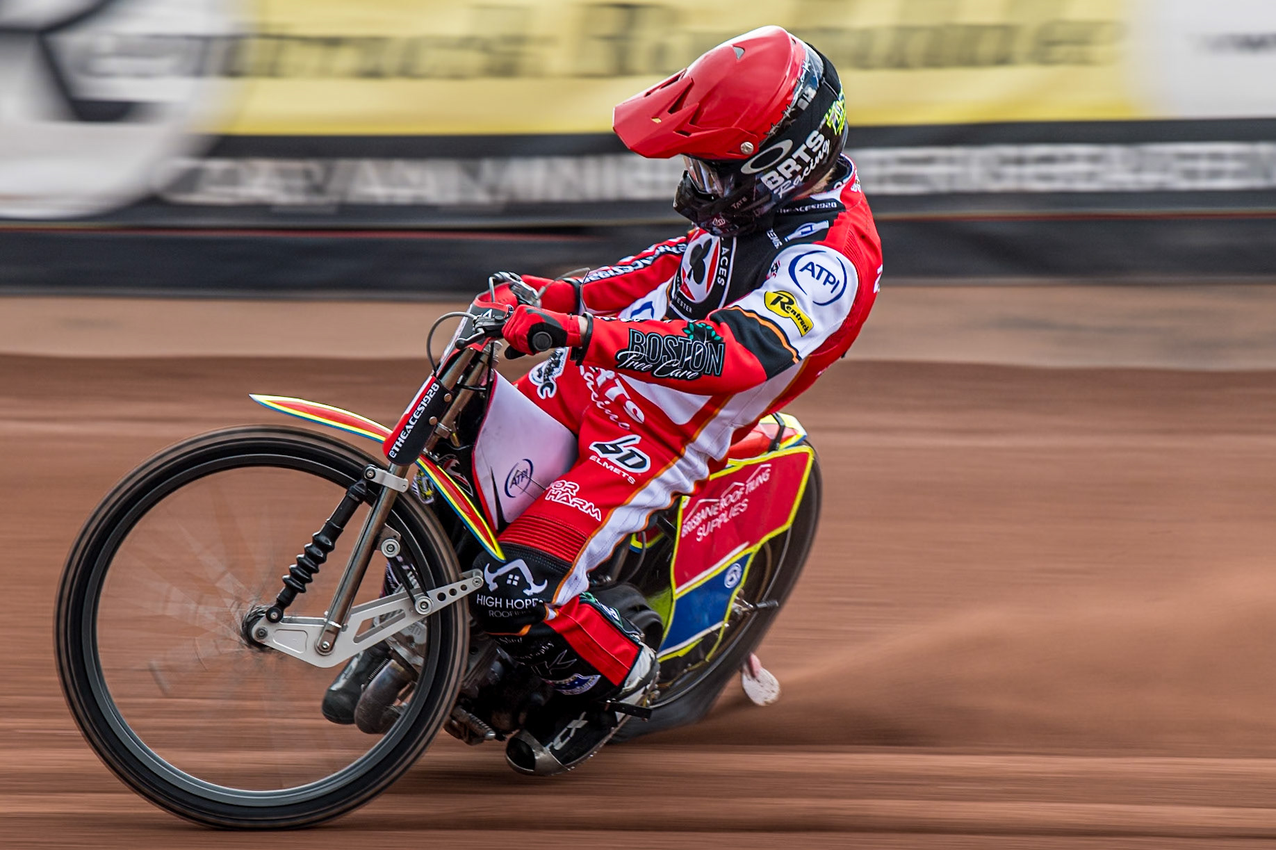 Tate Zischke in action during the Belle Vue Aces Media Day at the National Speedway Stadium, Manchester on Wednesday 12th March 2025. (Photo: Ian Charles | MI News)