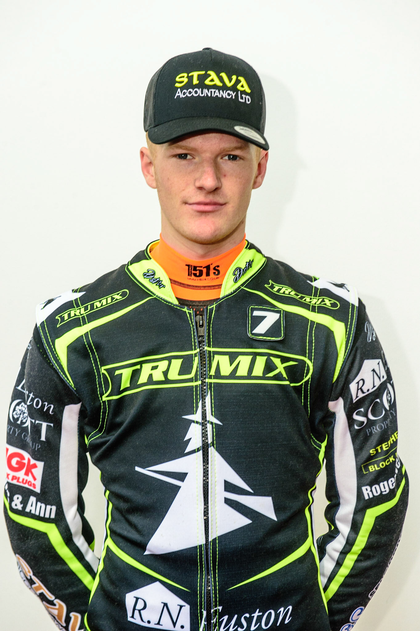 MANCHESTER, UK. APRIL 12TH: Anders Rowe, Ipswich Witches’ Rising Star at the Discovery Networks Eurosport Speedway Season Launch at the National Speedway Stadium, Manchester on Tuesday 12th April 2022 (Credit: Ian Charles | MI News)
