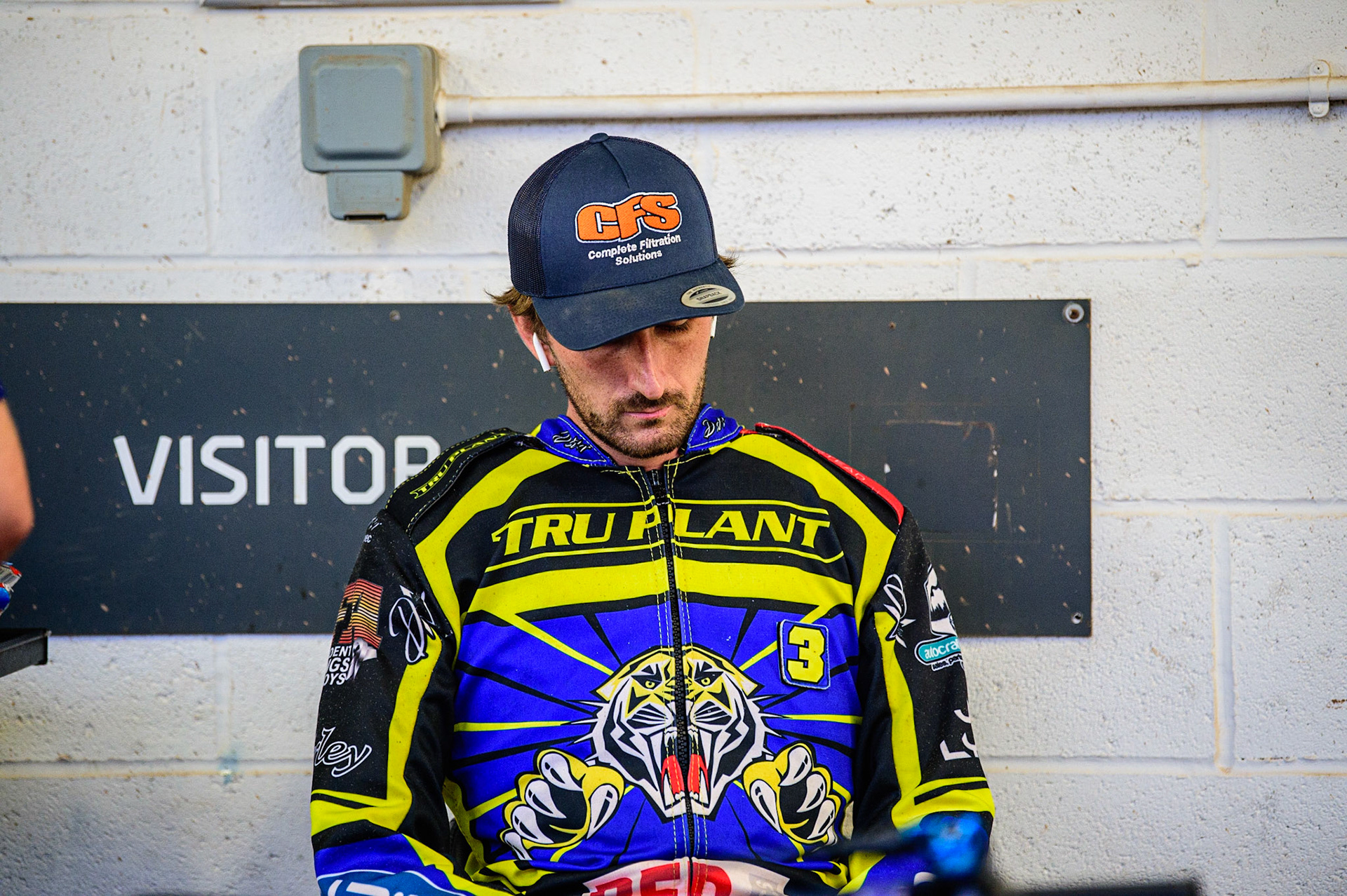 Adam Ellis - Sheffield TruPlant Tigers  during the SGB Premiership match between Belle Vue Aces and Sheffield Tigers at the National Speedway Stadium, Manchester on Monday 5th September 2022. (Credit: Ian Charles | MI News)
