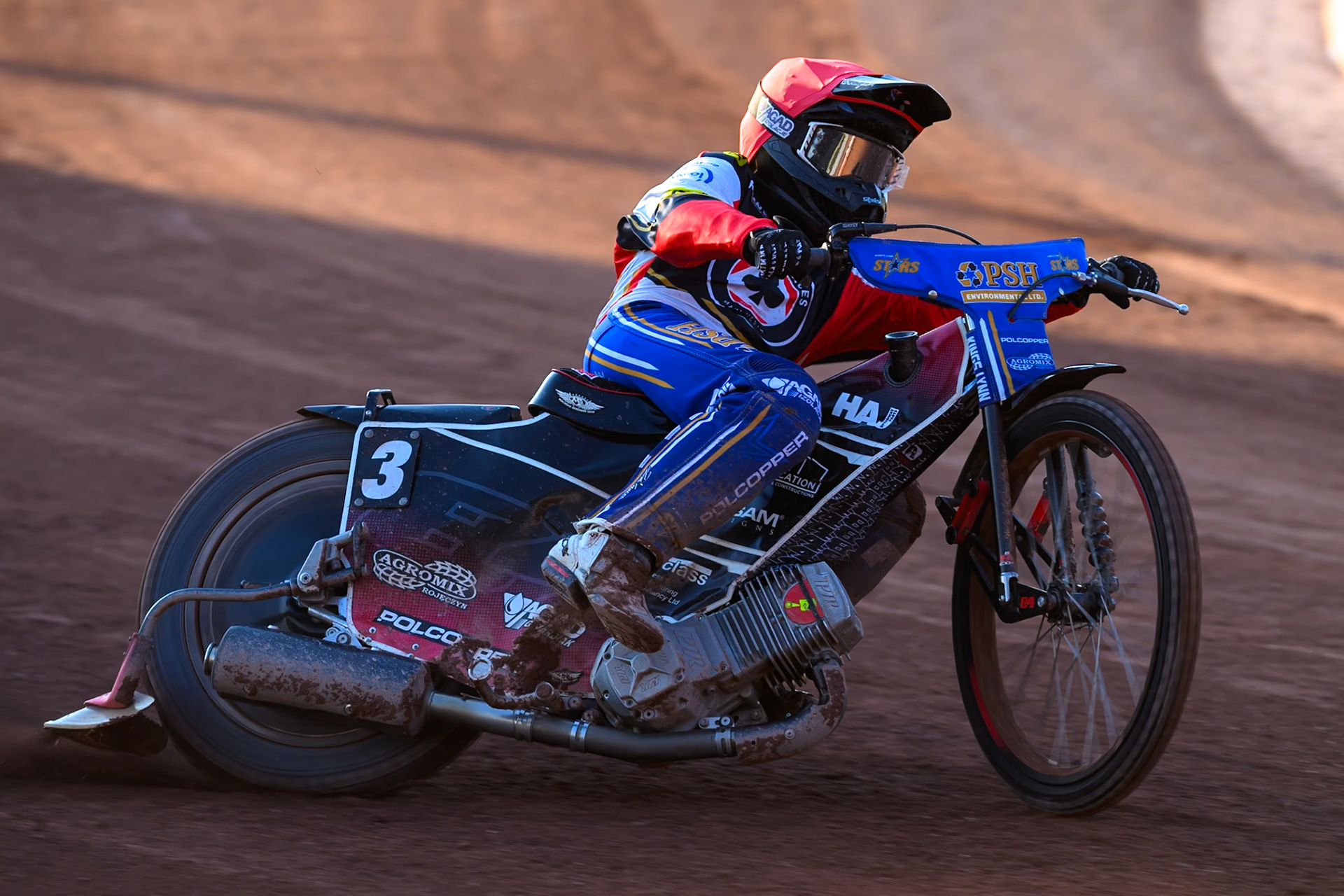 Ben Cook, Guest Rider for Belle Vue Aces in action during the Rowe Motor Oil Premiership match between Belle Vue Aces and Northampton Foxes at the National Speedway Stadium, Manchester on Monday 13th July 2026. (Photo: Ian Charles | MI News)