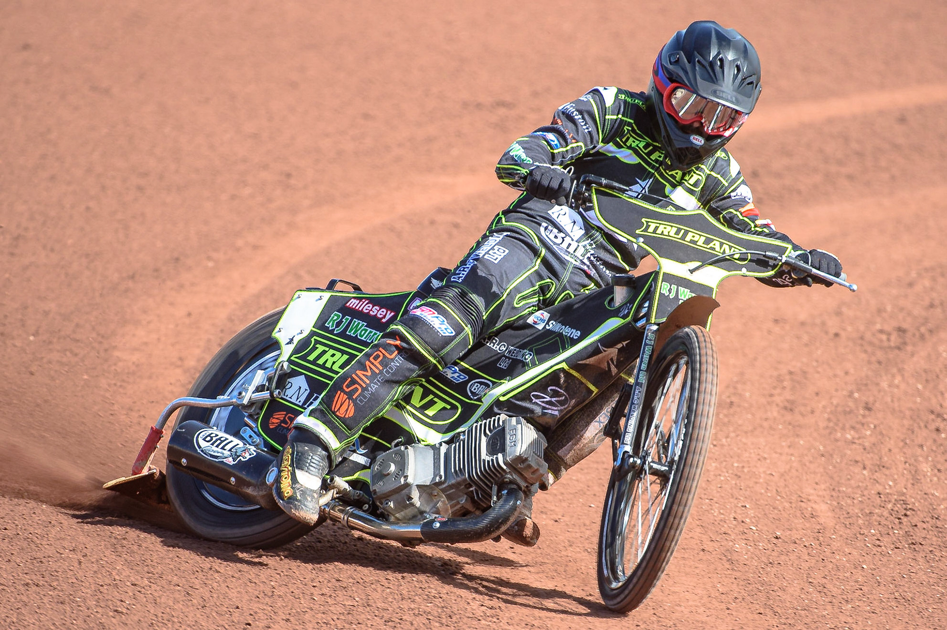 Photo: Ian CharlesDanny King In Action Discovery Networks Eurosport Speedway Season Launch, National Speedway Stadium, Manchester Wednesday  12  May  2021