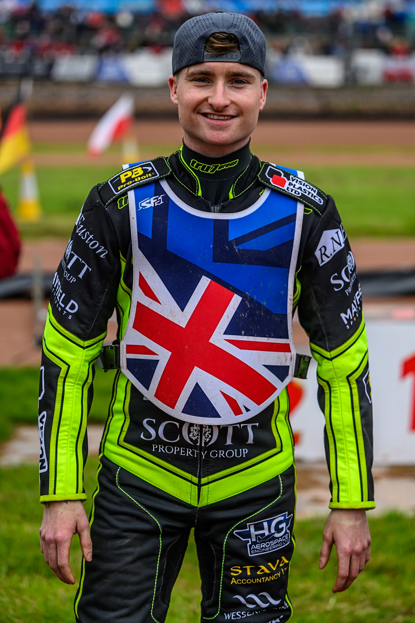 Reserve Tom Brennan of Great Britain during the Speedway GP Qualifying Round 3 at Allied Ashfield Stadium, Glasgow on Saturday 30th May 2026. (Photo: Ian Charles | MI News)