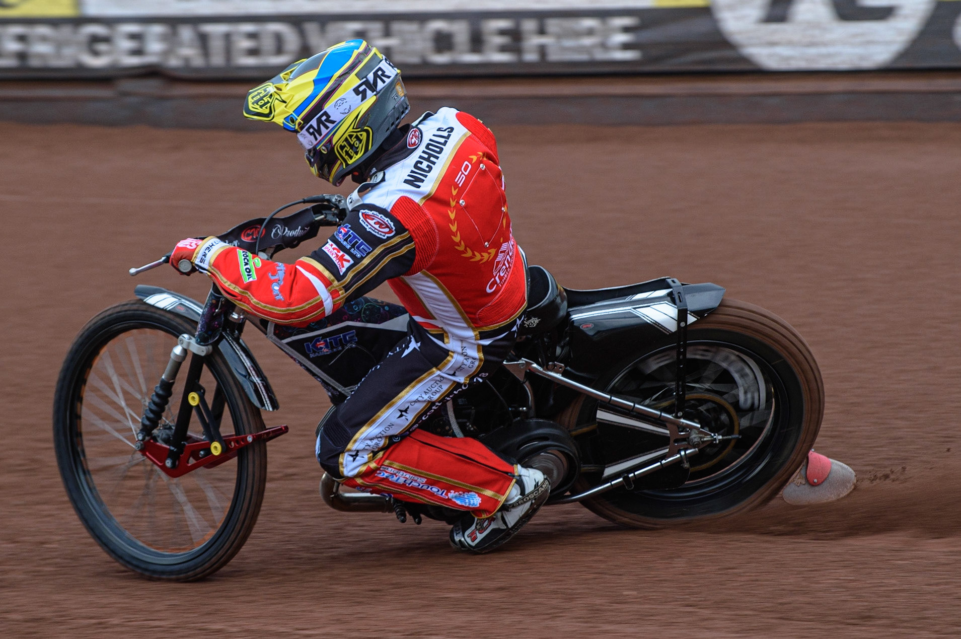 Photo: Ian CharlesScott Nichols In ActionDiscovery Networks Eurosport Speedway Season Launch, National Speedway Stadium, Manchester Wednesday  12  May  2021