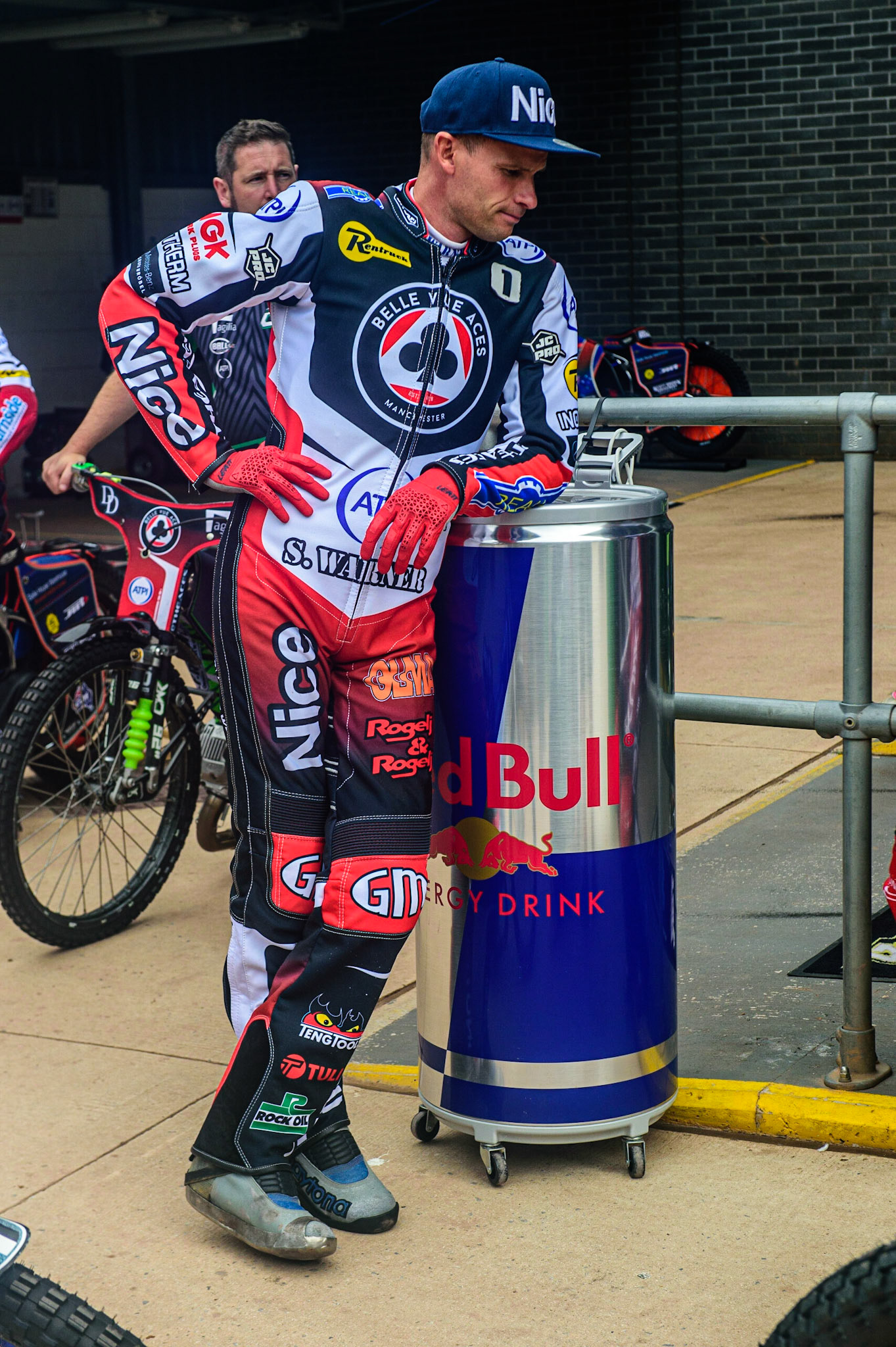 Matej Zagar  - Belle Vue ATPI Aces during the SGB Premiership match between Belle Vue Aces and Wolverhampton Wolves at the National Speedway Stadium, Manchester on Monday 29th August 2022. (Credit: Ian Charles | MI News)