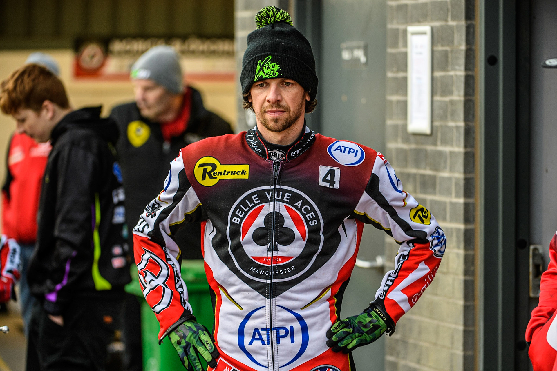 Charles Wright  - Belle Vue ATPI Aces  during the SGB Premiership match between Belle Vue Aces and Peterborough at the National Speedway Stadium, Manchester on Monday 24th April 2023. (Photo: Ian Charles | MI News)
