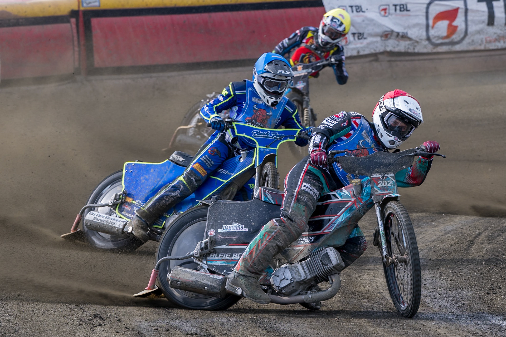 during the Challenge match between Buxton Bulls and Leicester Lion Cubs at Hi-Edge Speedway, Buxton on Sunday 26th April 2026. (Photo: Ian Charles | MI News)