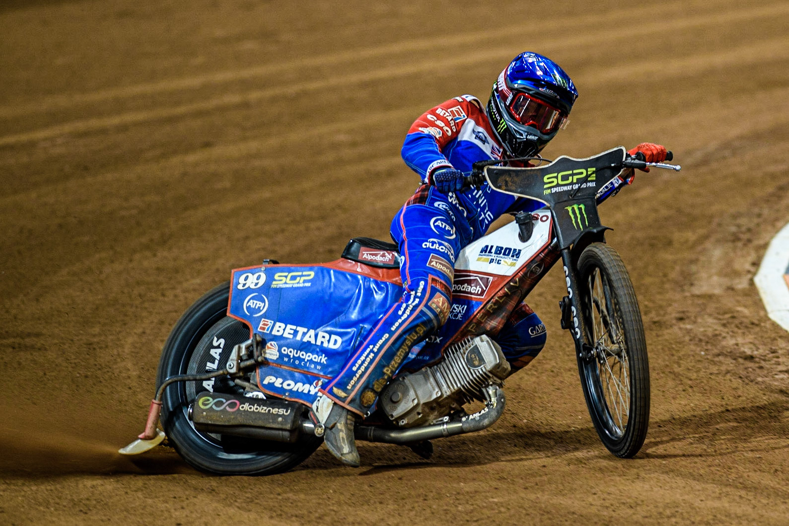 Dan Bewley (99) in action during the FIM Speedway Grand Prix of Great Britain at the Principality Stadium, Cardiff on Saturday 2nd September 2023. (Photo: Ian Charles | MI News)