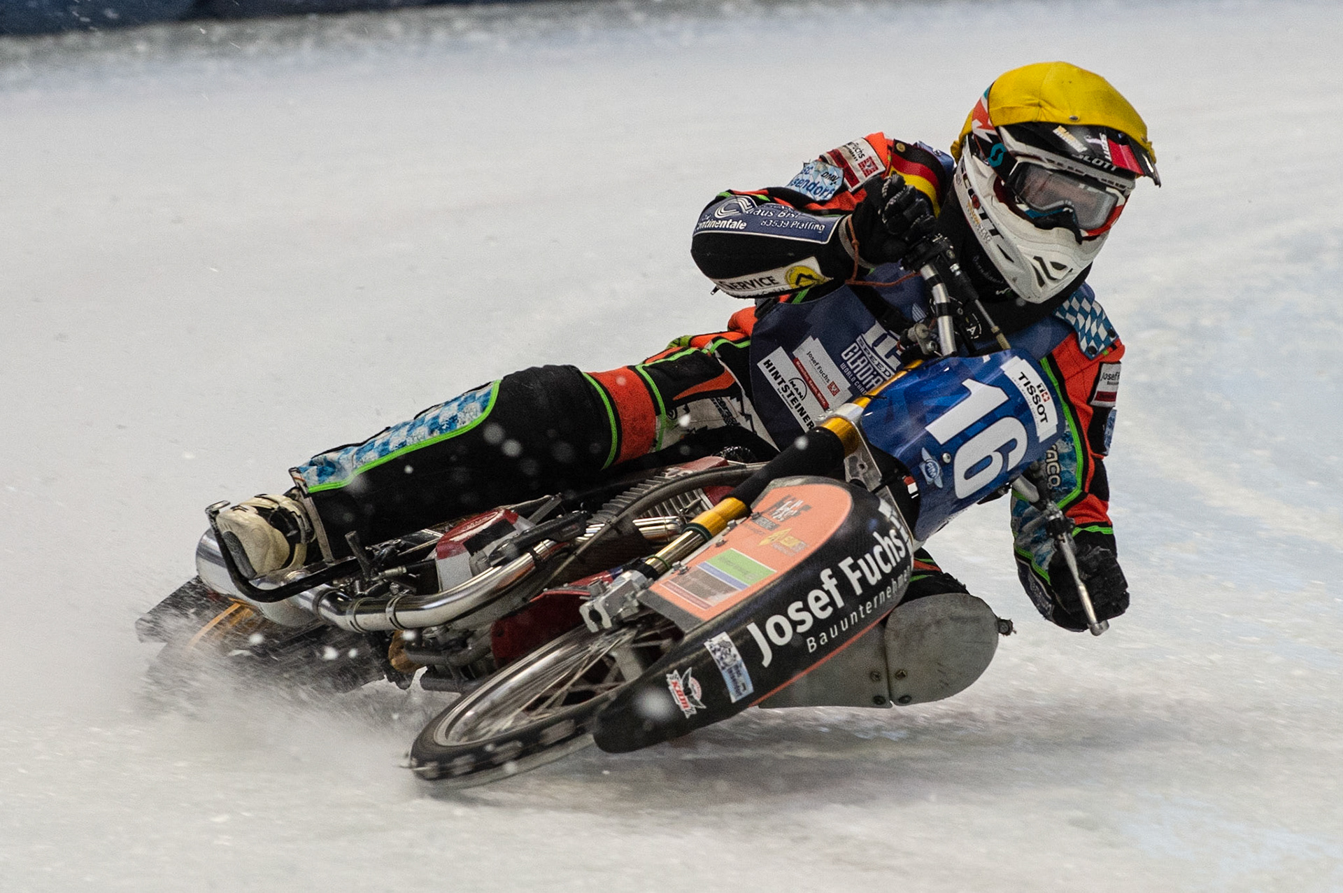 Photo: Ian Charles

Inzell Wild Card Markus Jell (16) in action

FIM Ice Speedway Gladiators World Championship, Event 4.2, Max-Aicher-Arena, Inzell, Germany, Sunday 17 March 2019