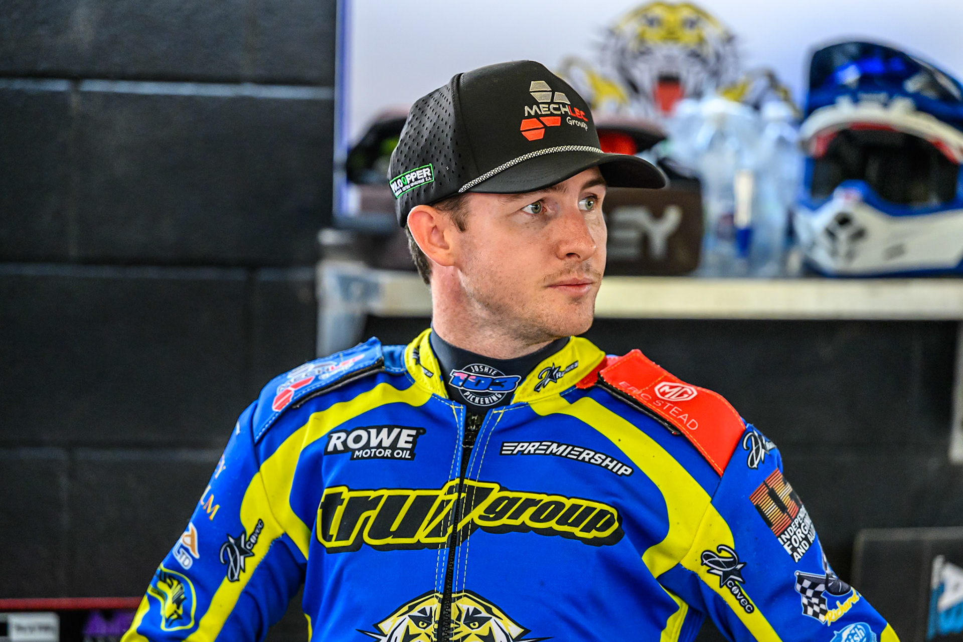 Josh Pickering of Sheffield Tigers  during the Rowe Motor Oil Premiership match between Sheffield Tigers and Belle Vue Aces at Owlerton Stadium, Sheffield on Monday 11th August 2025. (Photo: Ian Charles | MI News)