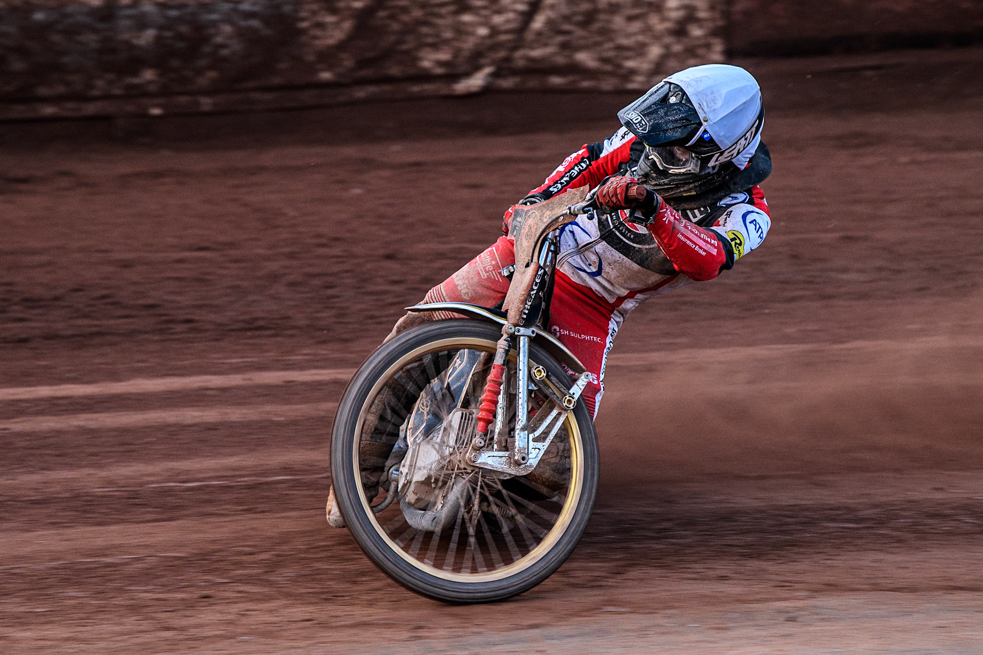 Belle Vue Aces' Norick Blodorn in action during the Rowe Motor Oil Premiership match between Birmingham Brummies and Belle Vue Aces at Perry Bar Stadium, Birmingham on Monday 29th July 2024. (Photo: Ian Charles | MI News)