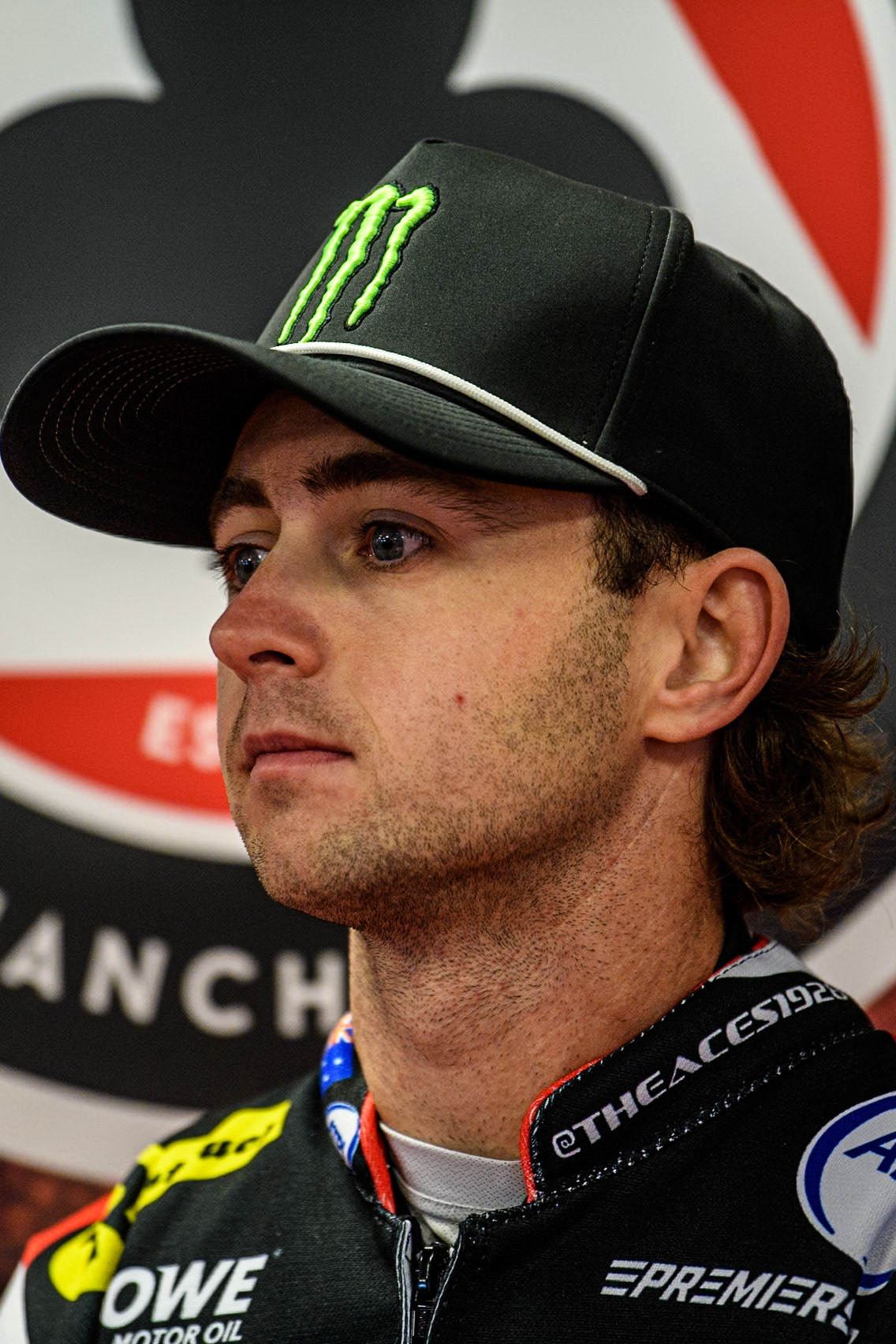 Jaimon Lidsey during the Belle Vue Aces Media Day at the National Speedway Stadium, Manchester on Wednesday 12th March 2025. (Photo: Ian Charles | MI News)