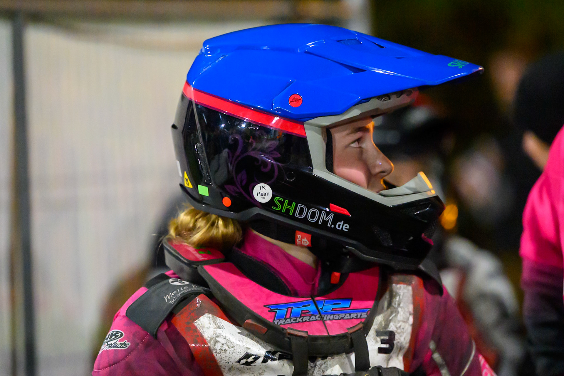 Hannah Grunwald of Germany during the Gouden KENNY Helm at Speedway Veenoord, Veenoord in the Netherlands on Saturday 19th September 2026. (Photo: Ian Charles | MI News)