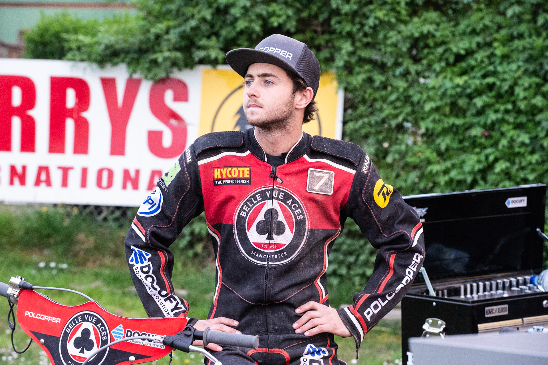 Photo by Ian Charles:

Jaimon Lidsey 

Wolverhampton Wolves v Belle Vue Aces, British Speedway Premiership 22 April 2019