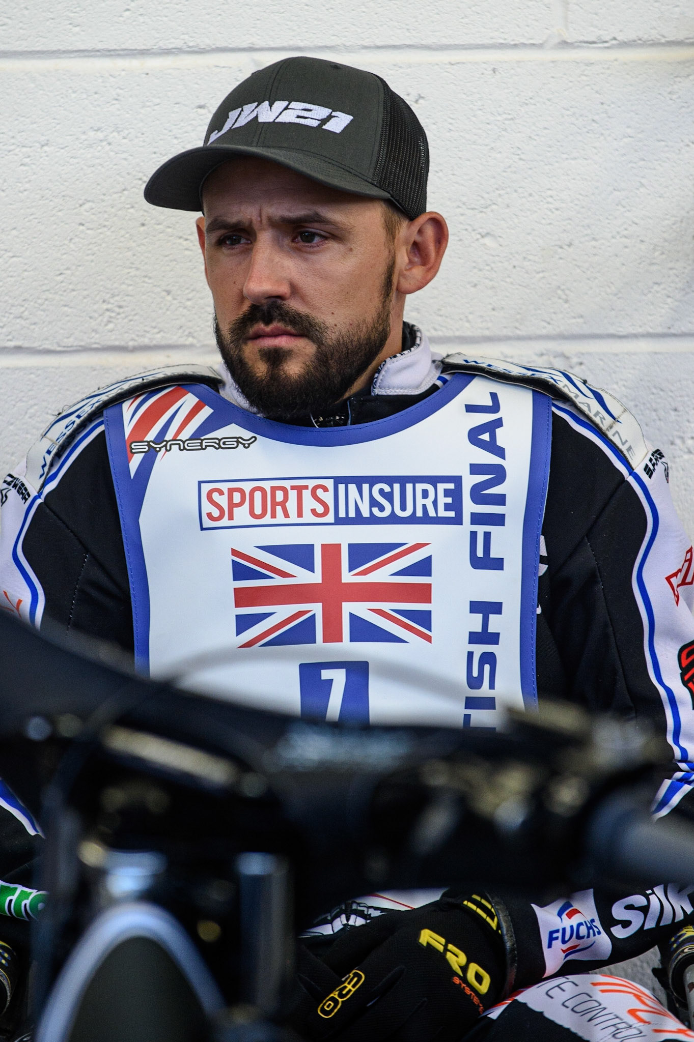 MANCHESTER, UK. AUGUST 16TH   Danny King  before the start of the meeting during the Sports Insure British Speedway Finals at the National Speedway Stadium, Manchester on Monday 16th August 2021. (Credit: Ian Charles | MI News)