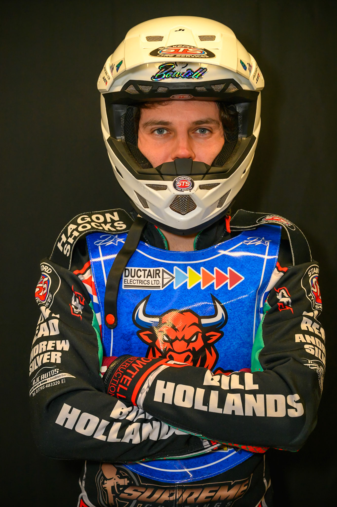 Alfie Bowtell during Buxton Bulls Press and Practice at Hi-Edge Speedway, Buxton on Monday 30th March 2026. (Photo: Ian Charles | MI News)