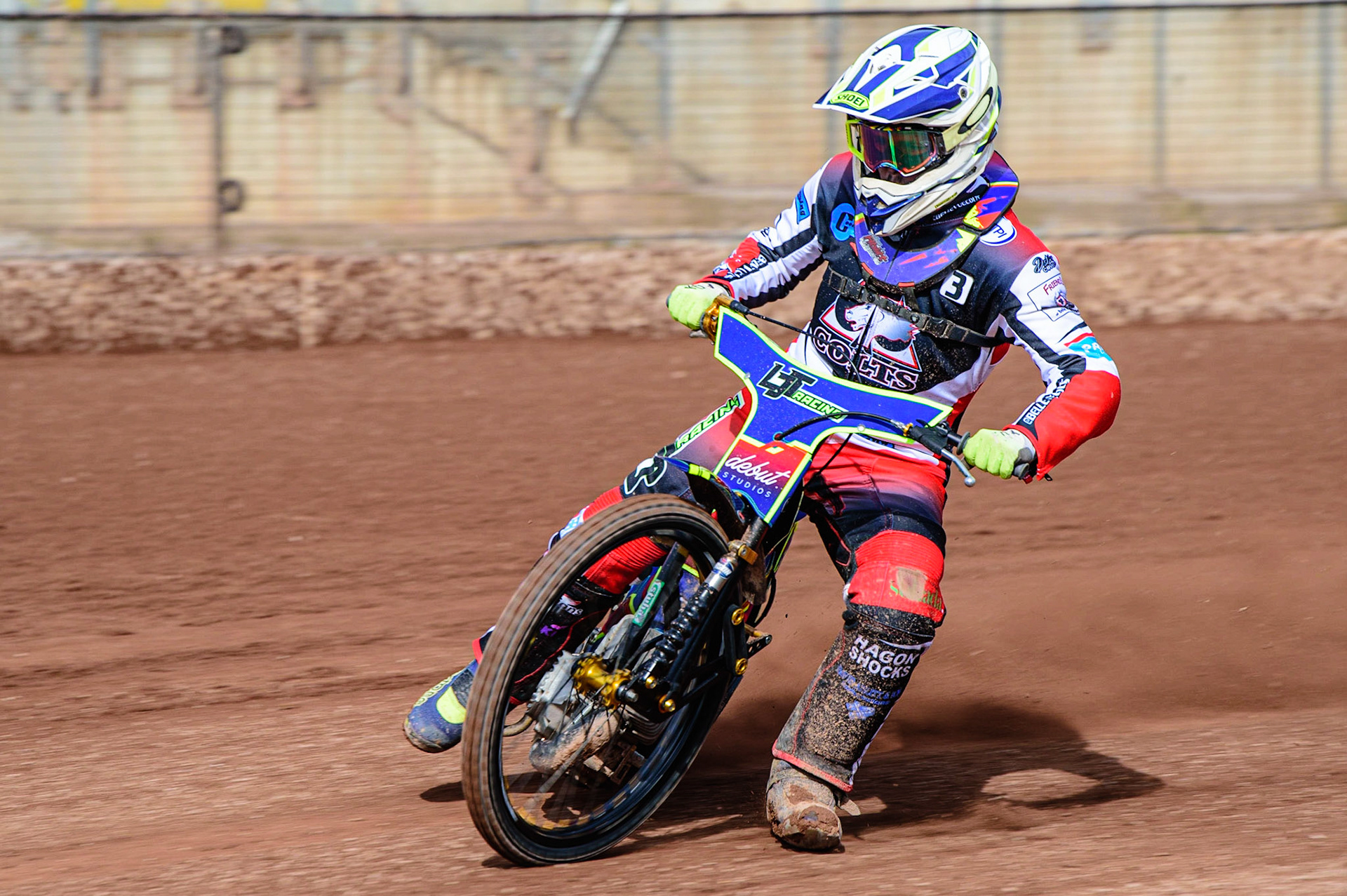 MANCHESTER, UK. MAR 14TH Nathan Ablitt in action  during the Belle Vue Speedway Media Day at the National Speedway Stadium, Manchester on Monday 14th March 2022. (Credit: Ian Charles | MI News)