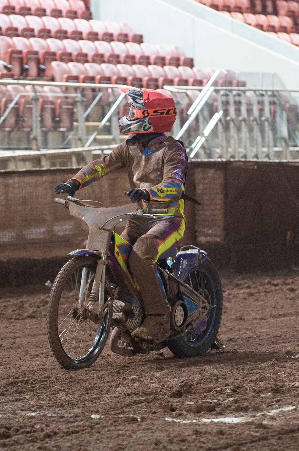 Photo: Ian CharlesRory Schlein  after his win in the British FinalSports Insure British Speedway Championship Final, National Speedway Stadium, Manchester Monday  28  September  2020