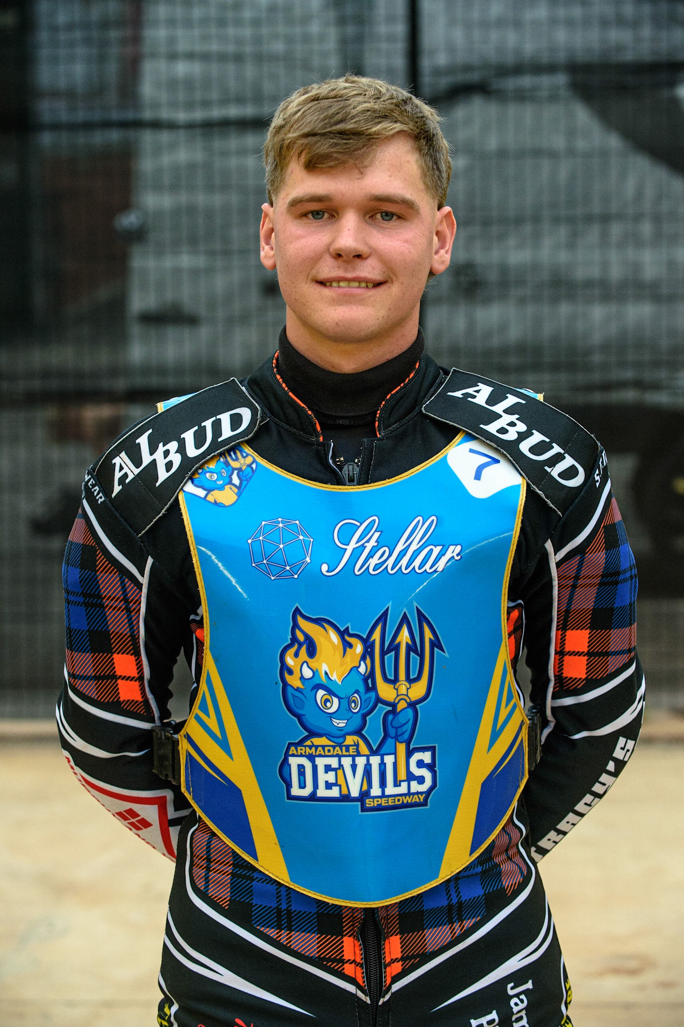MANCHESTER, UK. AUGUST 20TH  Lewis Millar  - Armadale Stellar Devils during the National Development League match between Belle Vue Aces and Armadale Devils at the National Speedway Stadium, Manchester on Friday 20th August 2021. (Credit: Ian Charles | MI News)
