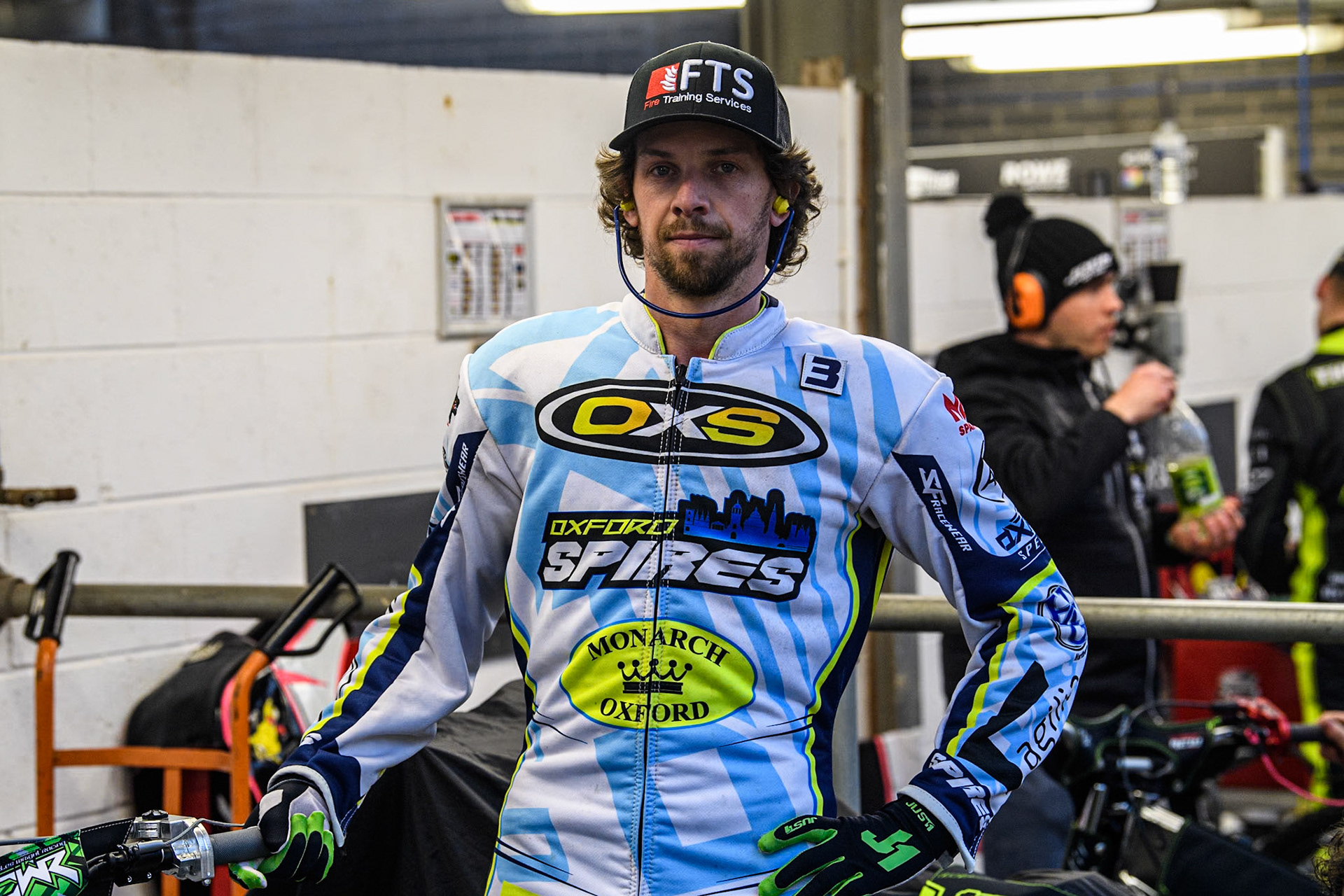 Ipswich Witches' Guest Charles Wright during the Rowe Motor Oil Premiership match between Belle Vue Aces and Ipswich Witches at the National Speedway Stadium, Manchester on Monday 22nd April 2024. (Photo: Ian Charles | MI News)