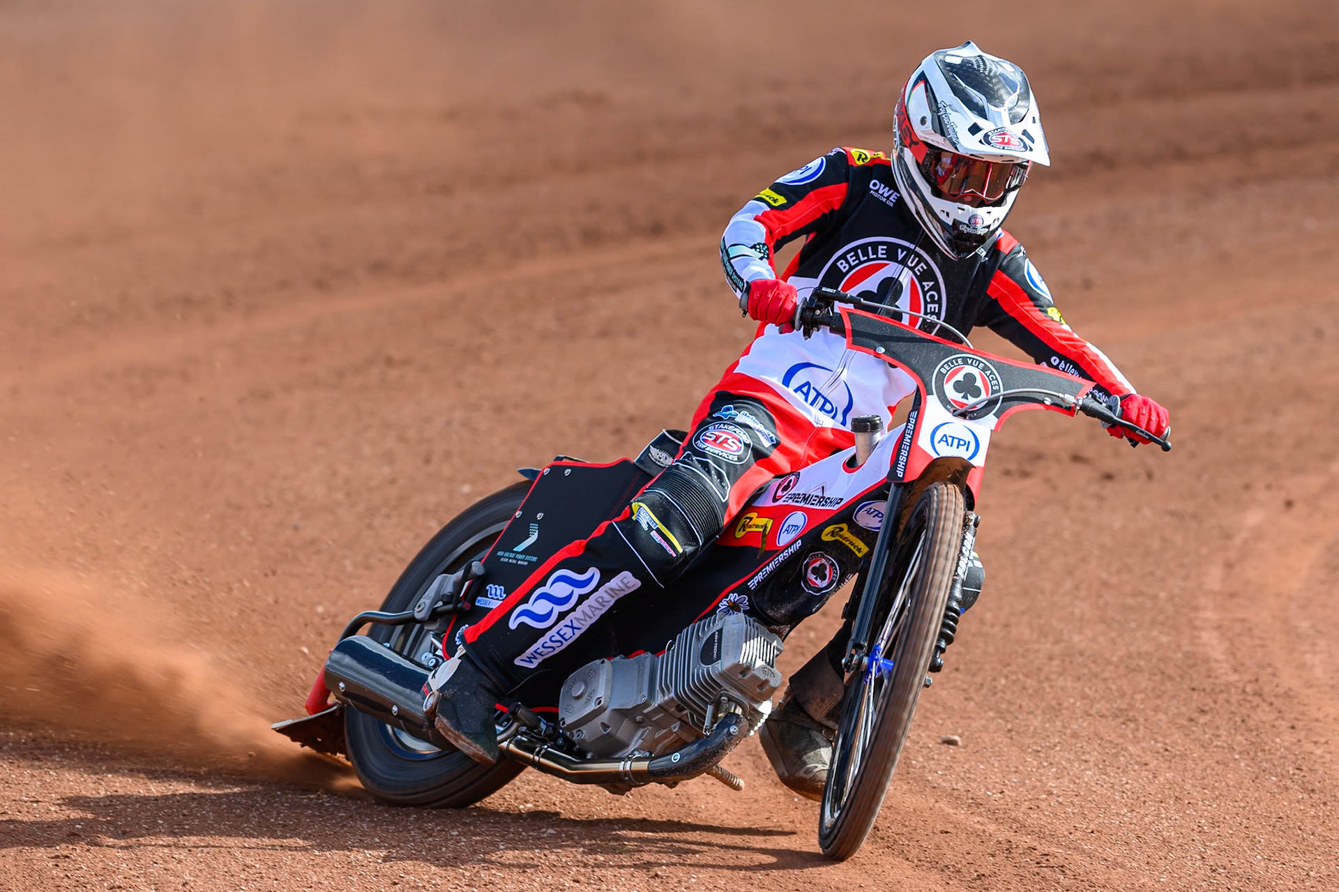 Zach Cook of Belle Vue Aces in action during the Belle Vue Aces Media Day at the National Speedway Stadium, Manchester on Wednesday 11th March 2026. (Photo: Ian Charles | MI News)