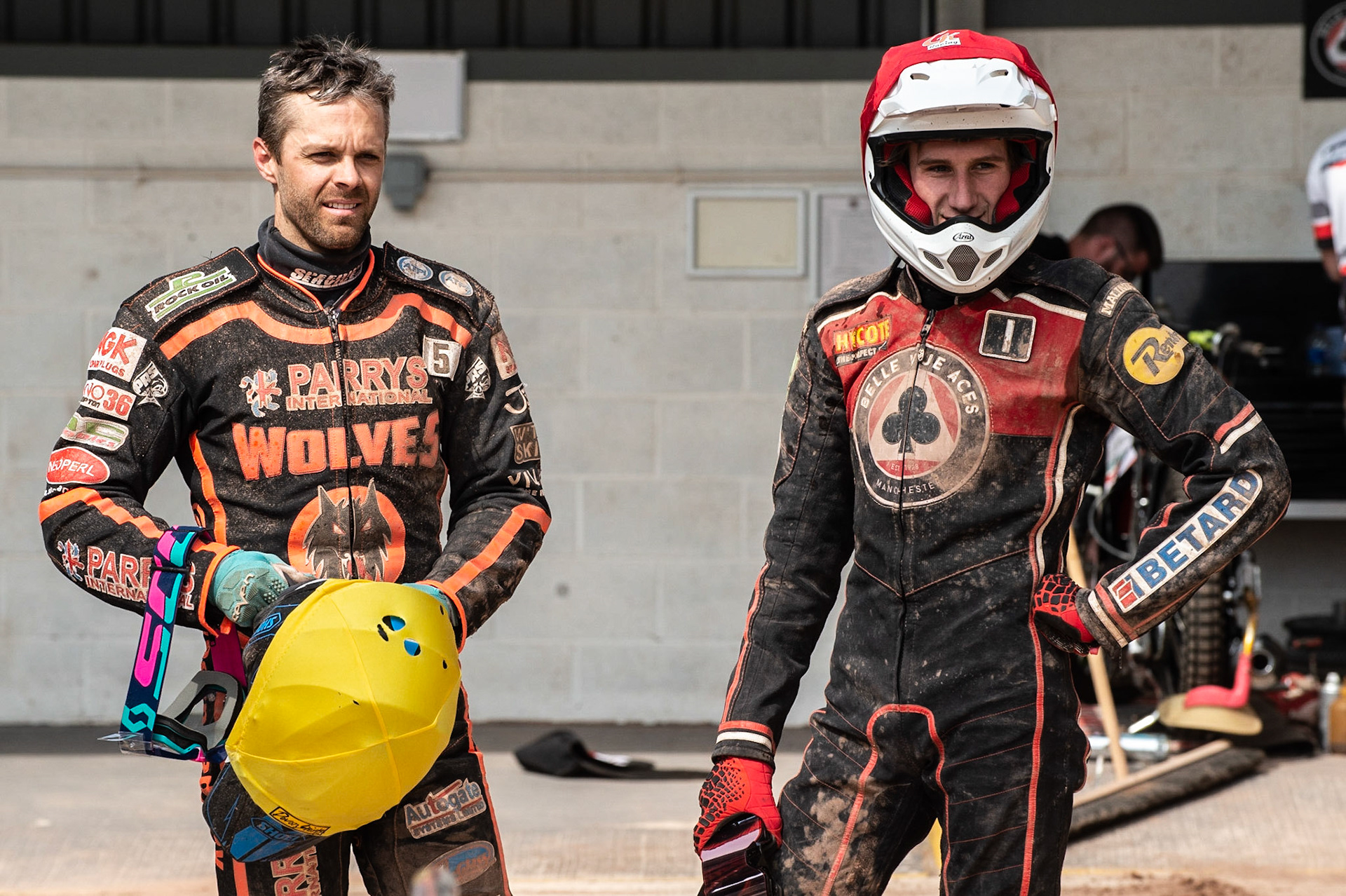 Photo by Ian Charles:

Rory Schlein (left) with Max Fricke 

Belle Vue Aces v Wolverhampton Wolves, National Speedway Stadium, Manchester, Monday, 22, April, 2019