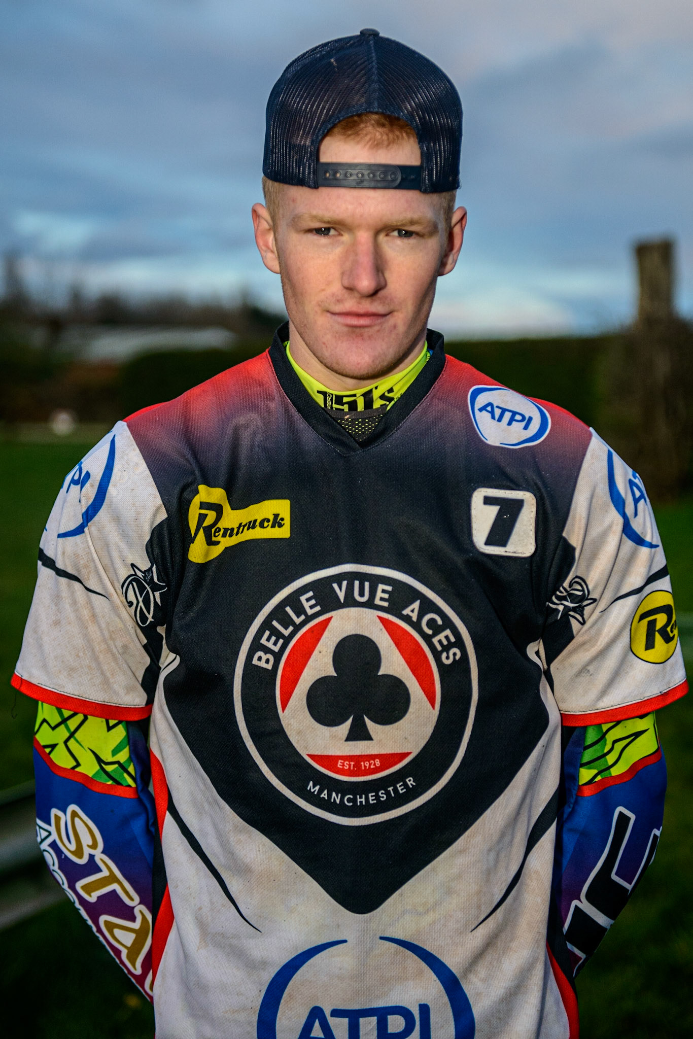 Anders Rowe  - guesting for Belle Vue ‘ATPI’ Aces during the SGB Premiership Knock Out Cup Quarter Final 1st Leg between Wolverhampton Wolves and Belle Vue Aces at Monmore Green Stadium, Wolverhampton on Monday 10th April 2023. (Photo: Ian Charles | MI News)