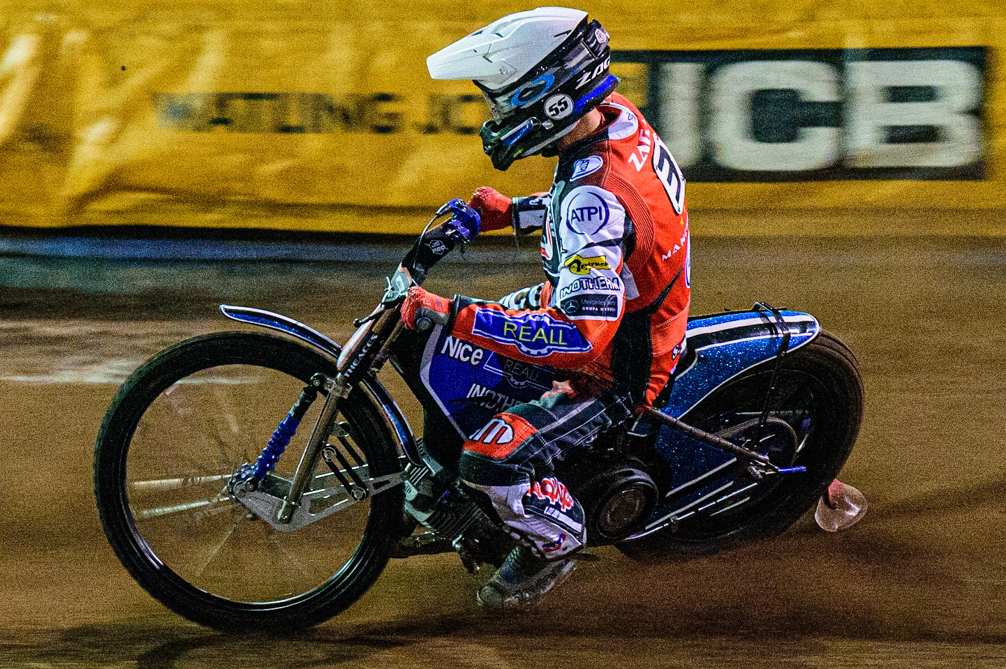 Matej Zagar in action  for Belle Vue ATPI Aces during the SGB Premiership match between Sheffield Tigers and Belle Vue Aces at Owlerton Stadium, Sheffield on Thursday 22nd September 2022. (Credit: Ian Charles | MI News)