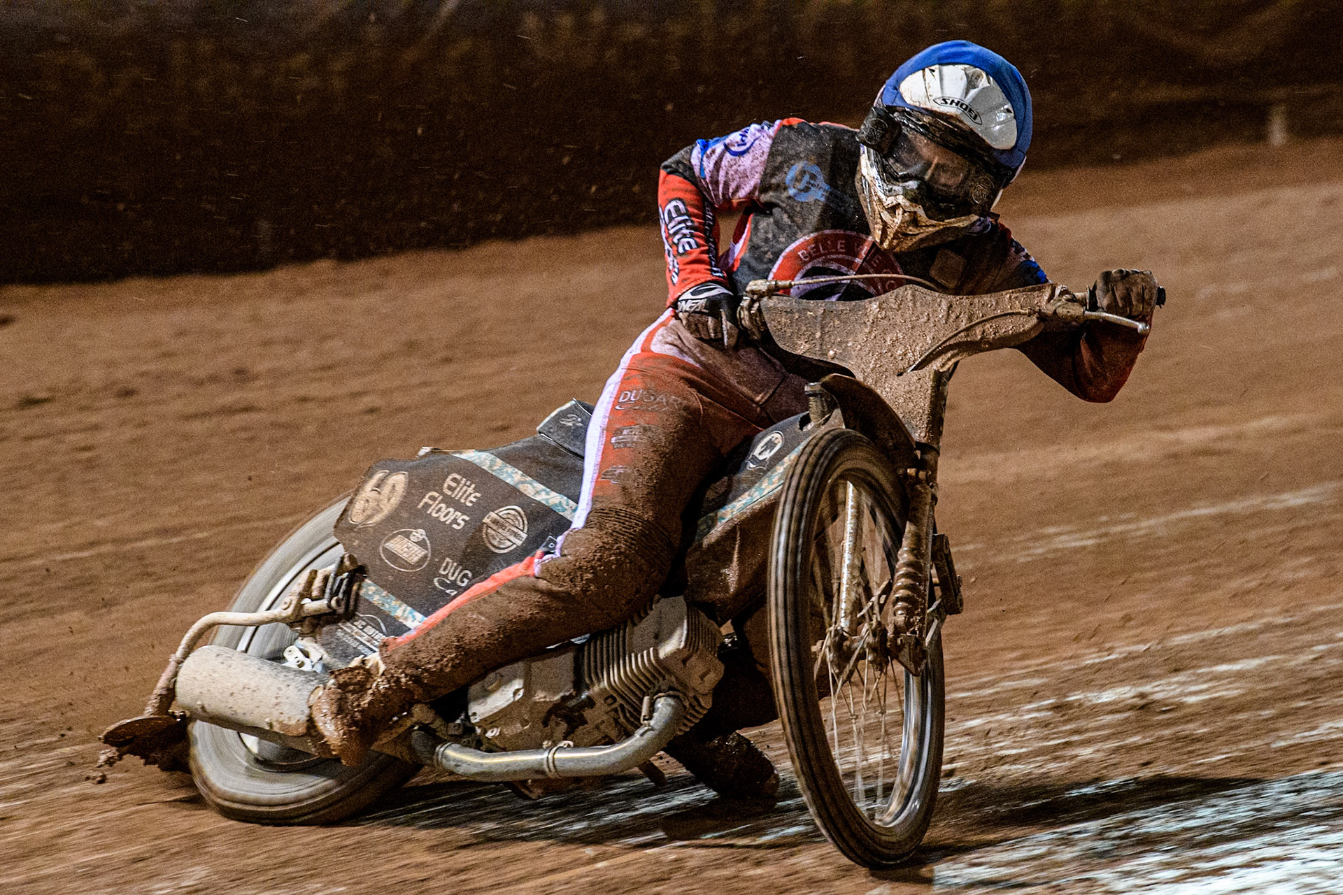 Belle Vue Colts' Chad Wirtzfeld in action during the WSRA National Development League match between Belle Vue Colts and Sheffield Tiger Cubs at the National Speedway Stadium, Manchester on Monday 7th October 2024. (Photo: Ian Charles | MI News)