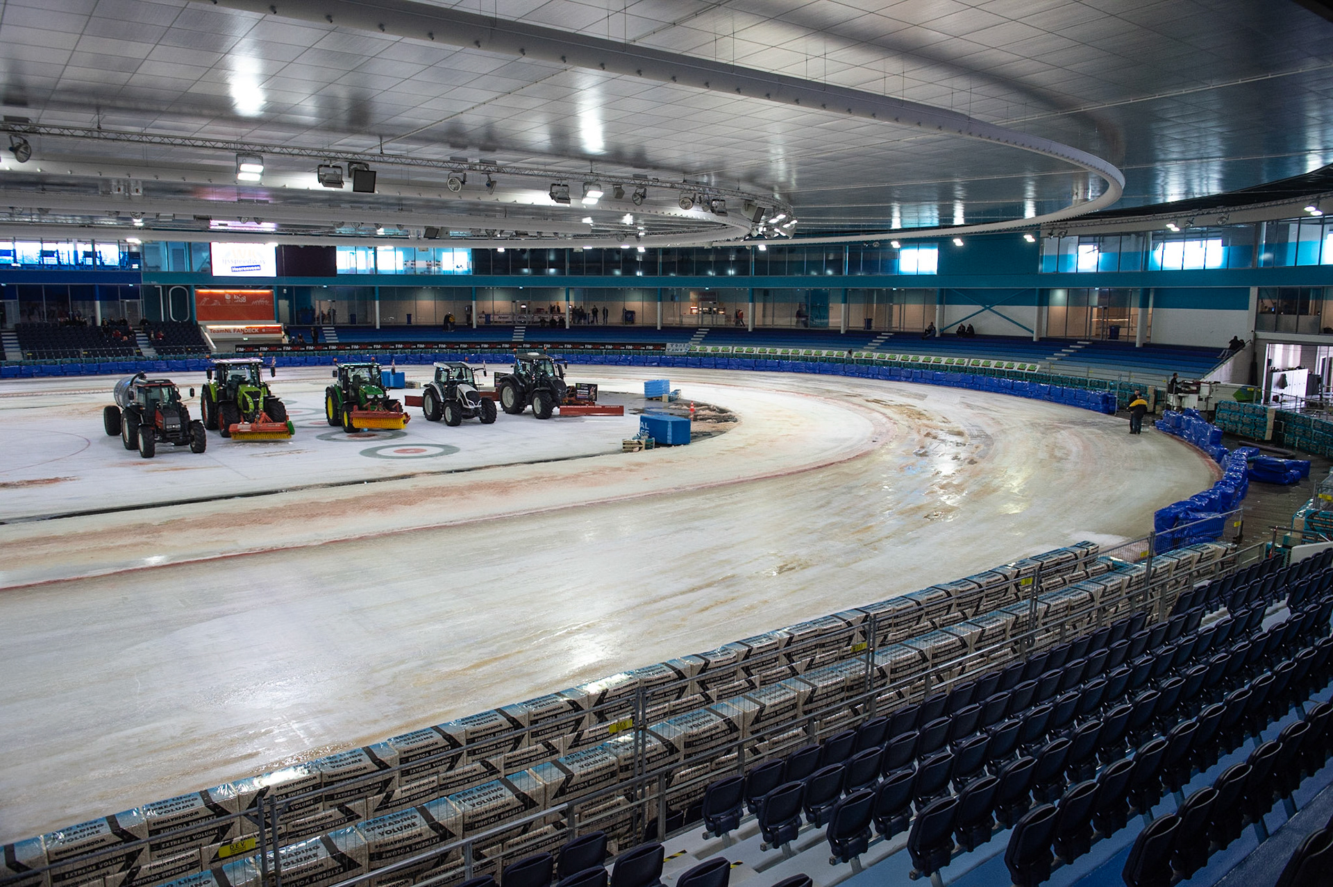 Photo: Ian Charles

Ice Rink Thialf

FIM Ice Speedway Gladiators World Championship, Event 5.2, Ice Rink Thialf, Heerenveen, Netherlands Sunday  31  March  2019